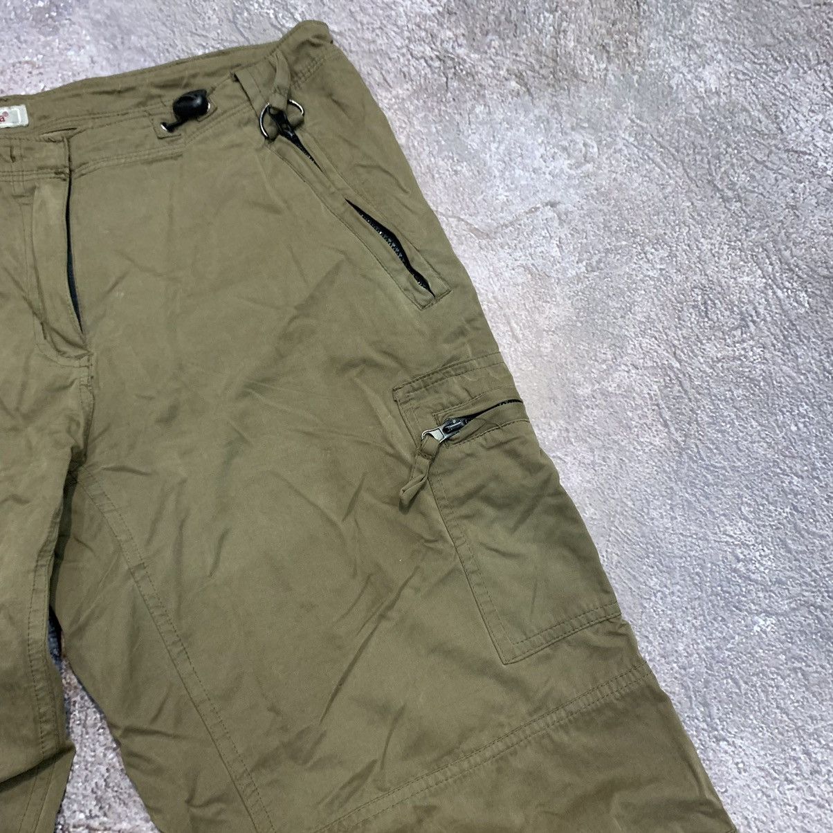 Vintage Vintage 90s Baggy Cargo Pants Distressed Streetwear Y2K 30 Size 30" / US 8 / IT 44 - 4 Thumbnail