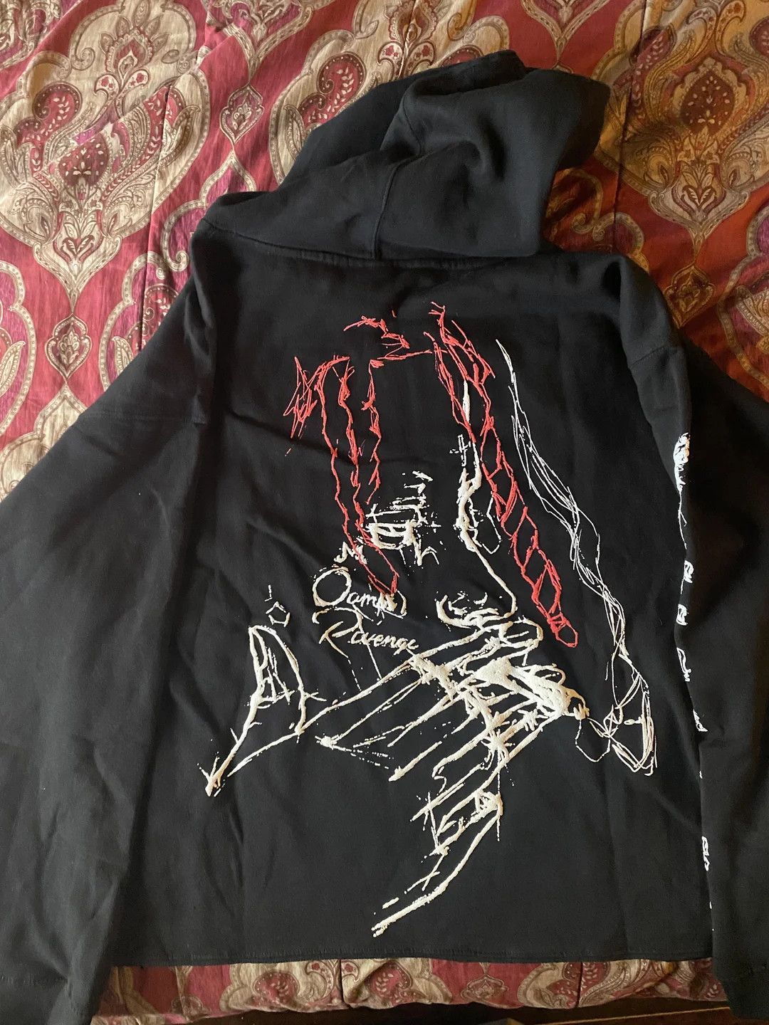 Revenge o1p2roe1m Revenge x Trippie Redd Smoking Arch Hoodie Black Size US S / EU 44-46 / 1 - 2 Thumbnail