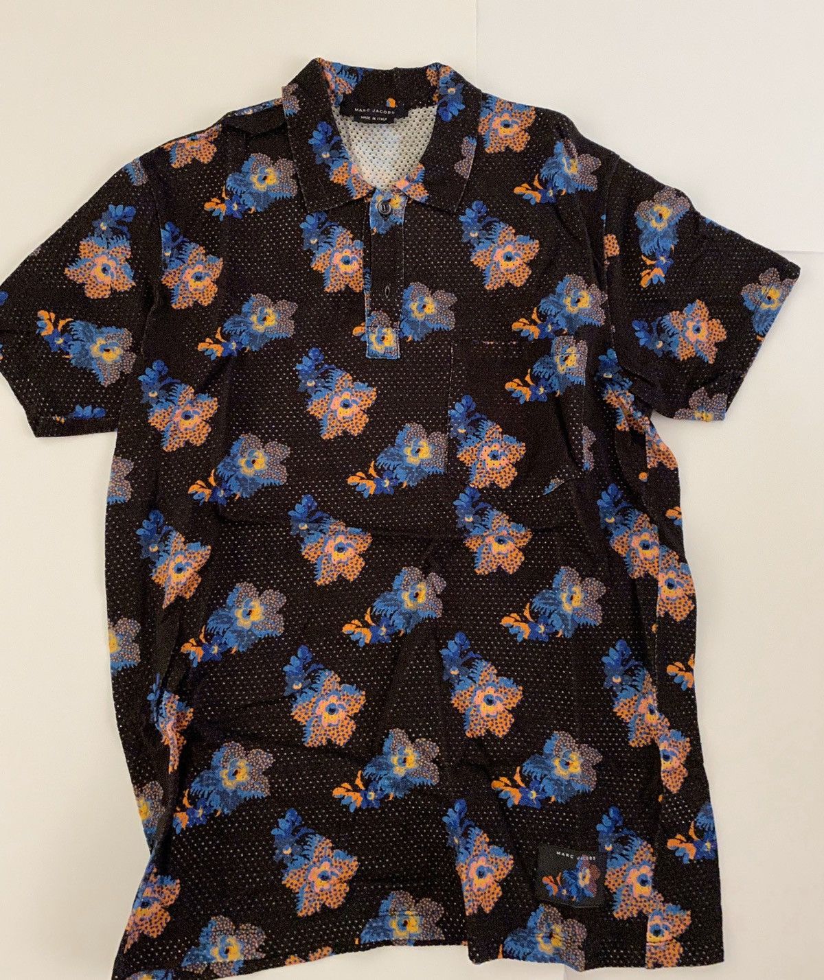 Marc Jacobs Marc Jacobs COLLECTION Floral Mesh Polo Cotton Size US L / EU 52-54 / 3 - 1 Thumbnail