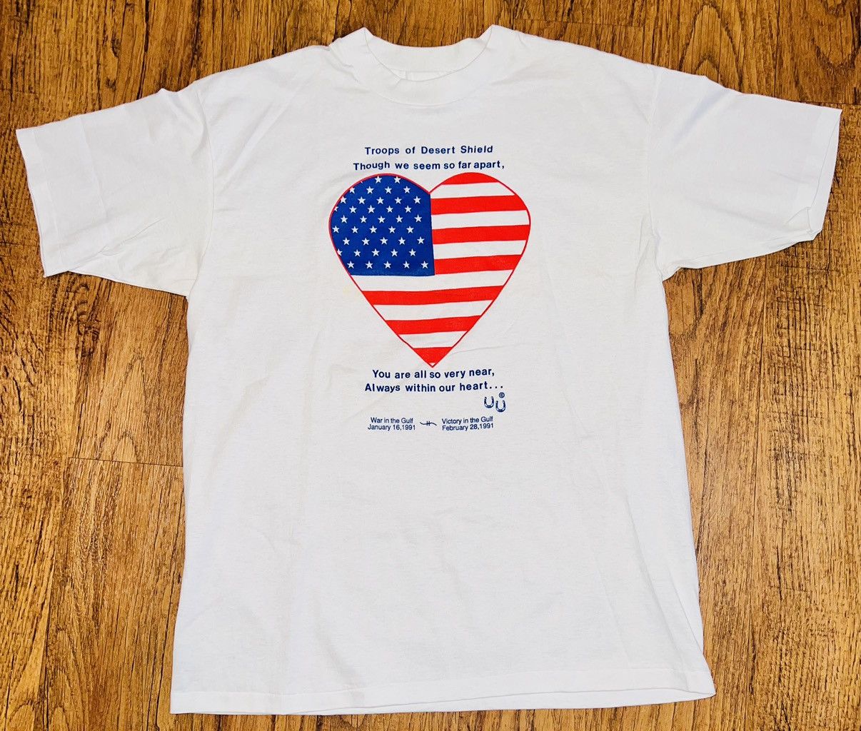 Vintage Vintage 1991 Gulf War Victory T-shirt Size US XL / EU 56 / 4 - 2 Thumbnail