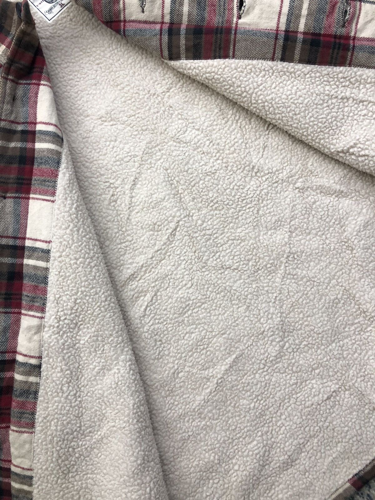 Flannel × Japanese Brand Smith's American Fleece Linen Checked Flannel Size US XXL / EU 58 / 5 - 10 Thumbnail