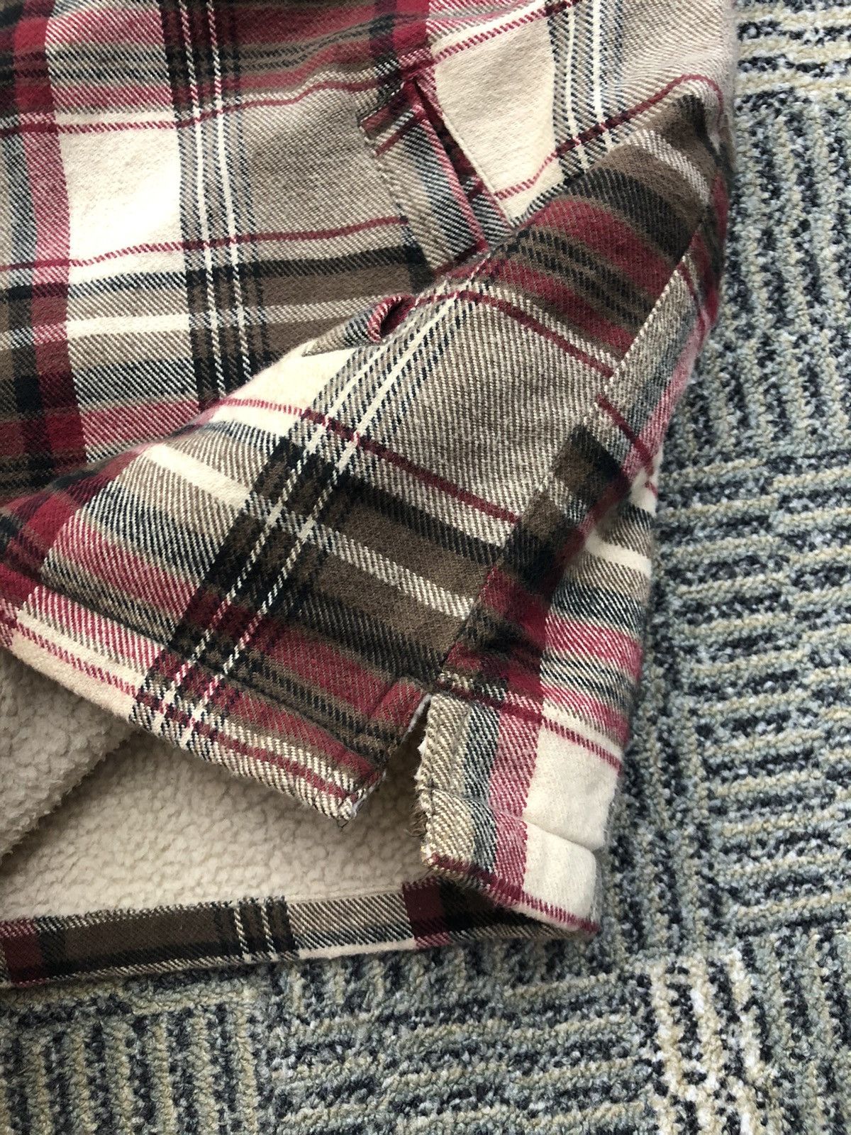 Flannel × Japanese Brand Smith's American Fleece Linen Checked Flannel Size US XXL / EU 58 / 5 - 11 Thumbnail