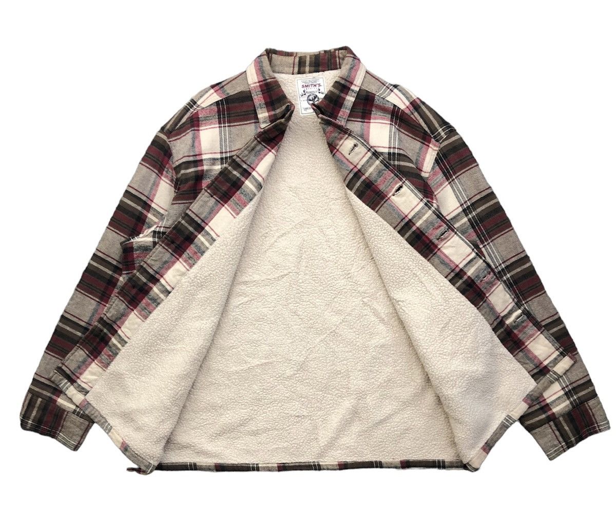 Flannel × Japanese Brand Smith's American Fleece Linen Checked Flannel Size US XXL / EU 58 / 5 - 3 Thumbnail