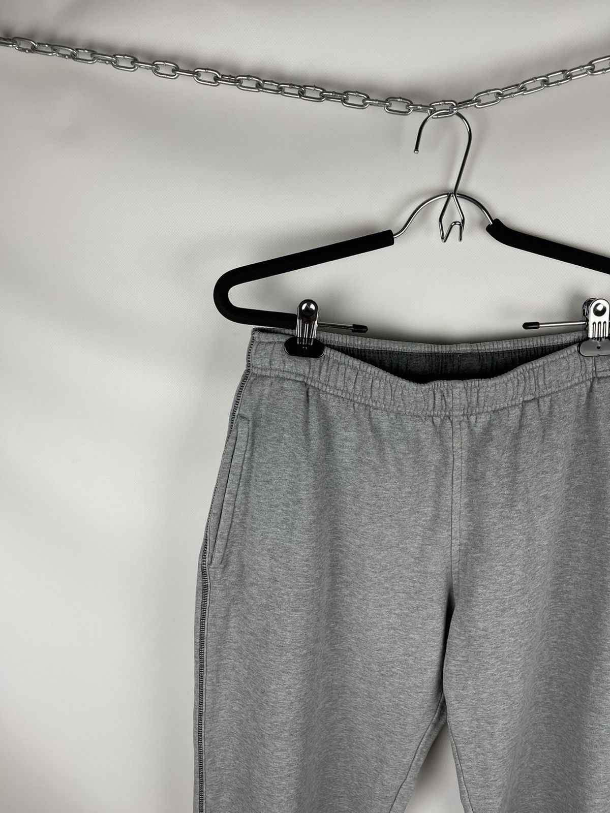 Nike Nike vintage y2k grey sweat track pants swoosh embroidered Size US 32 / EU 48 - 2 Thumbnail