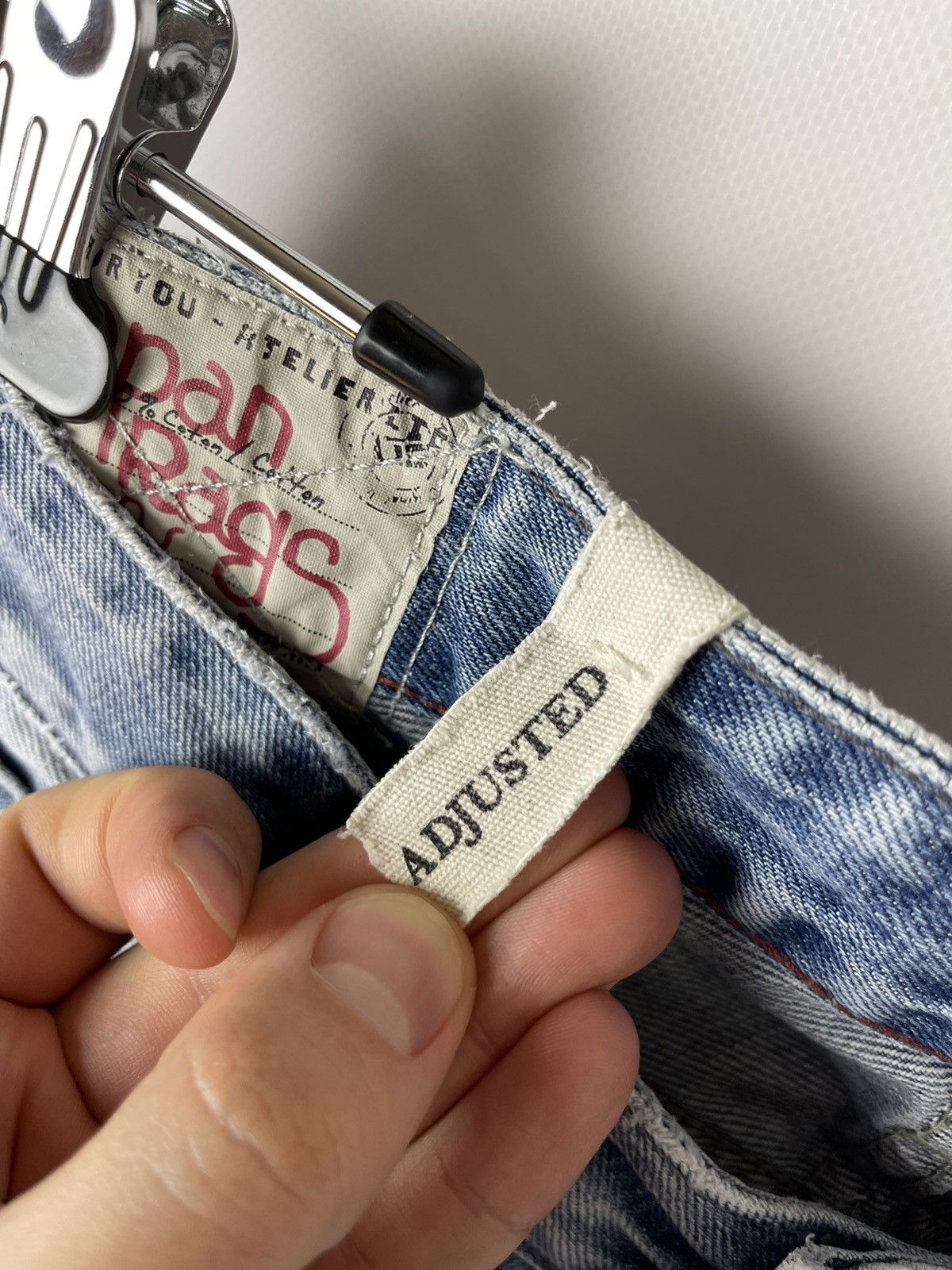 Japanese Brand Japan Rags vintage blue light distressed denim jeans pants Size US 32 / EU 48 - 9 Thumbnail