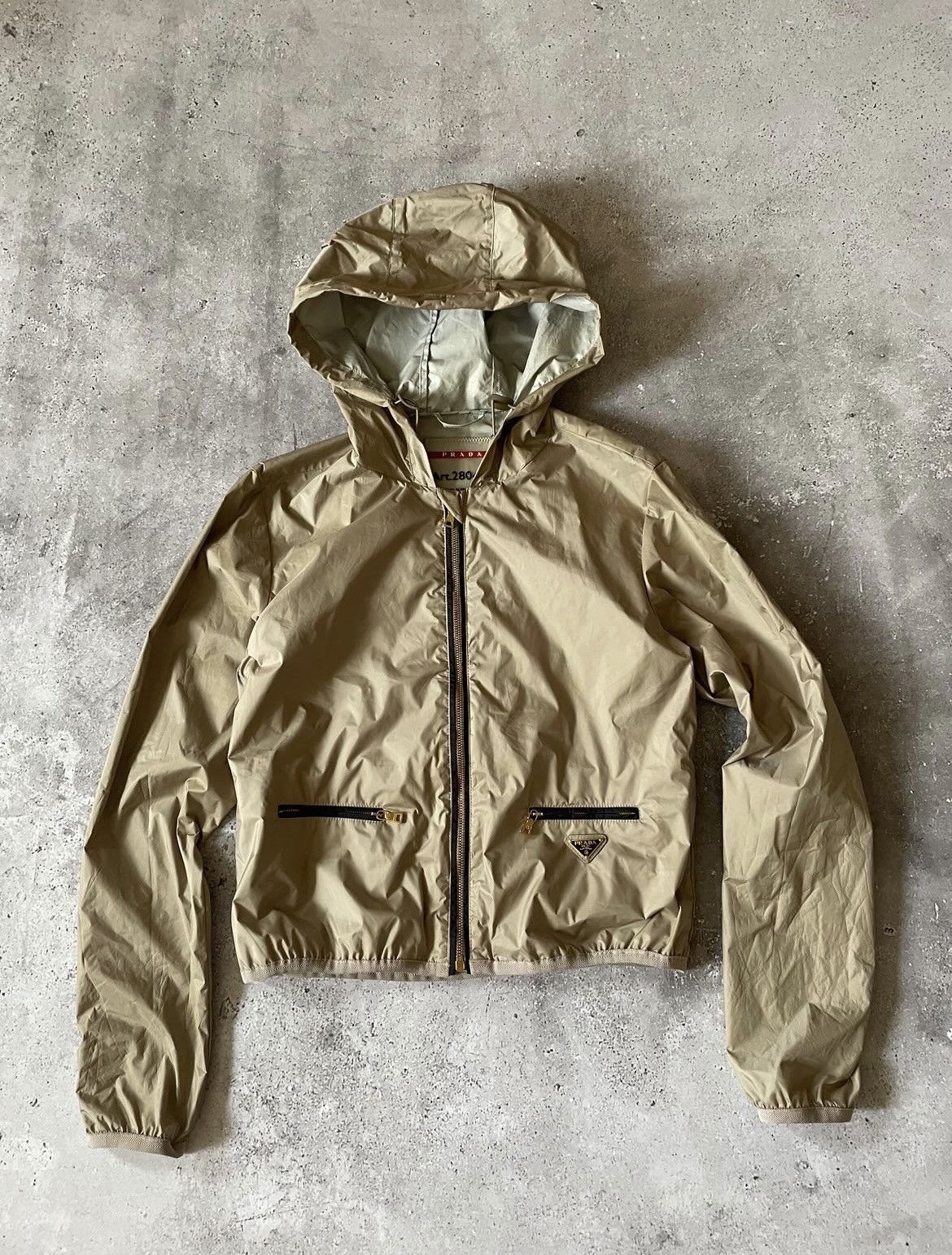 Prada × Vintage Prada beige jacket Size XS / US 0-2 / IT 36-38 - 1 Thumbnail