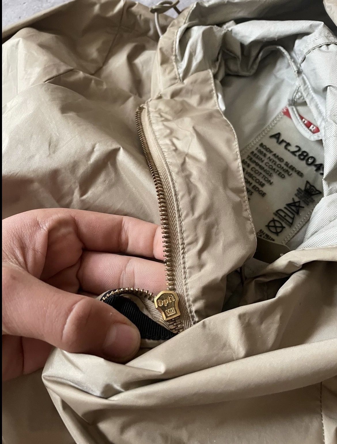 Prada × Vintage Prada beige jacket Size XS / US 0-2 / IT 36-38 - 4 Thumbnail