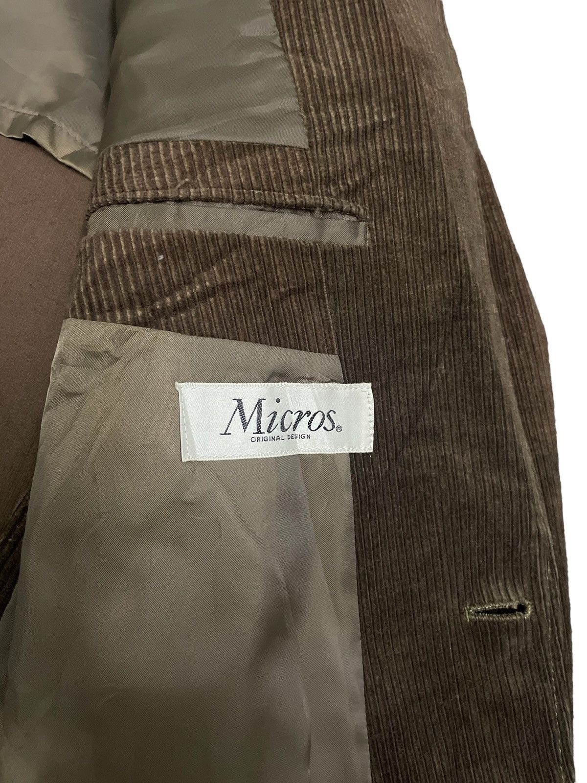 Japanese Brand Japanese Corduroy Streetstyle Double Breast Jacket Size US M / EU 48-50 / 2 - 9 Thumbnail