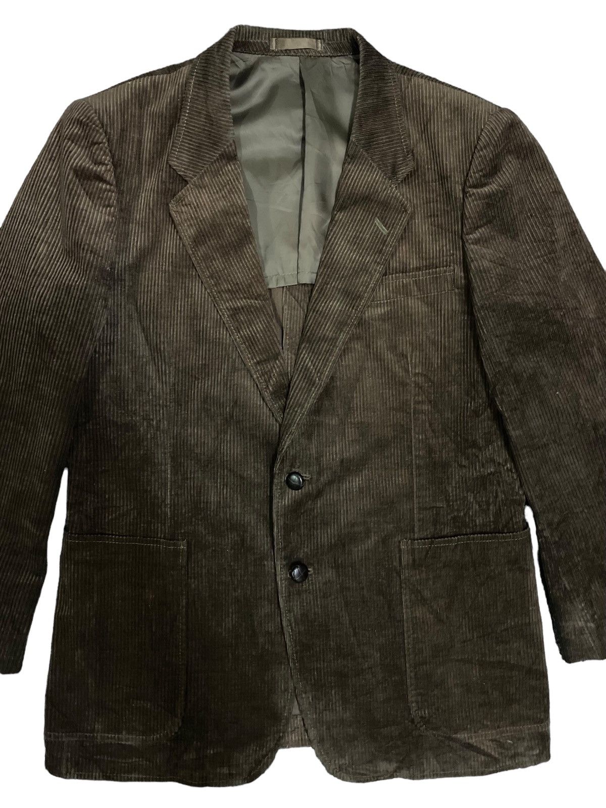 Japanese Brand Japanese Corduroy Streetstyle Double Breast Jacket Size US M / EU 48-50 / 2 - 5 Thumbnail