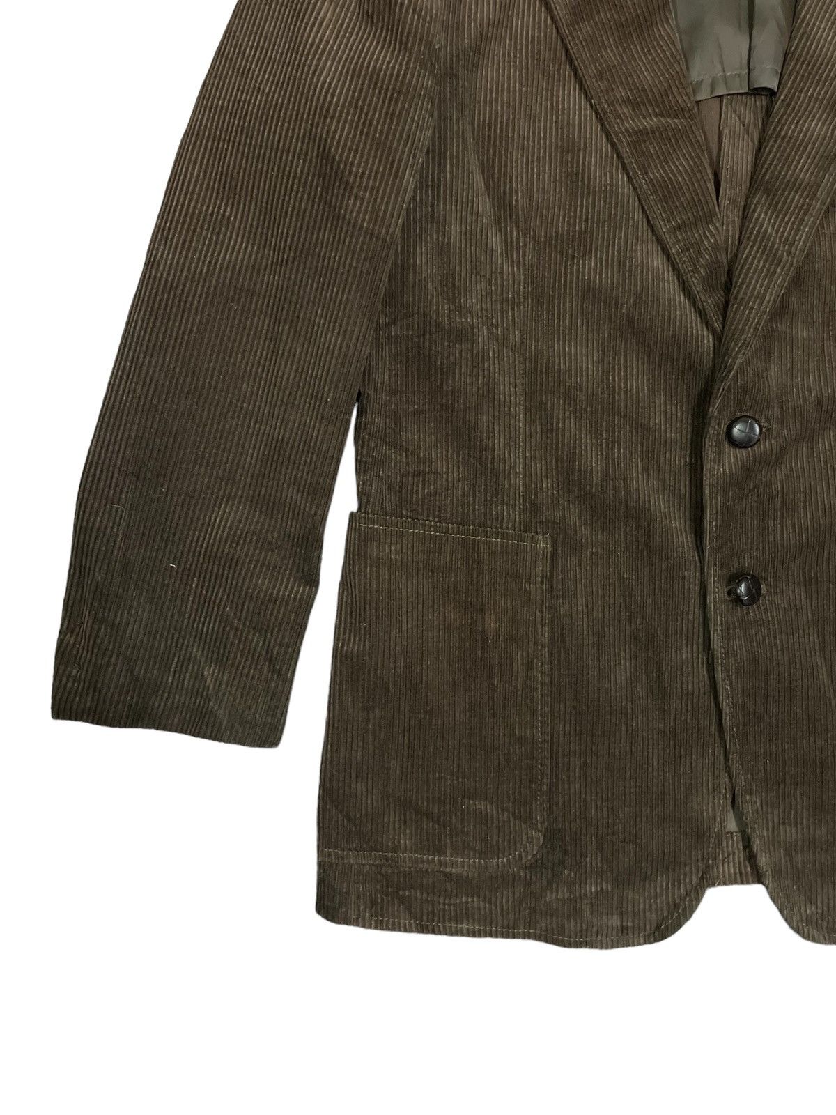 Japanese Brand Japanese Corduroy Streetstyle Double Breast Jacket Size US M / EU 48-50 / 2 - 3 Thumbnail