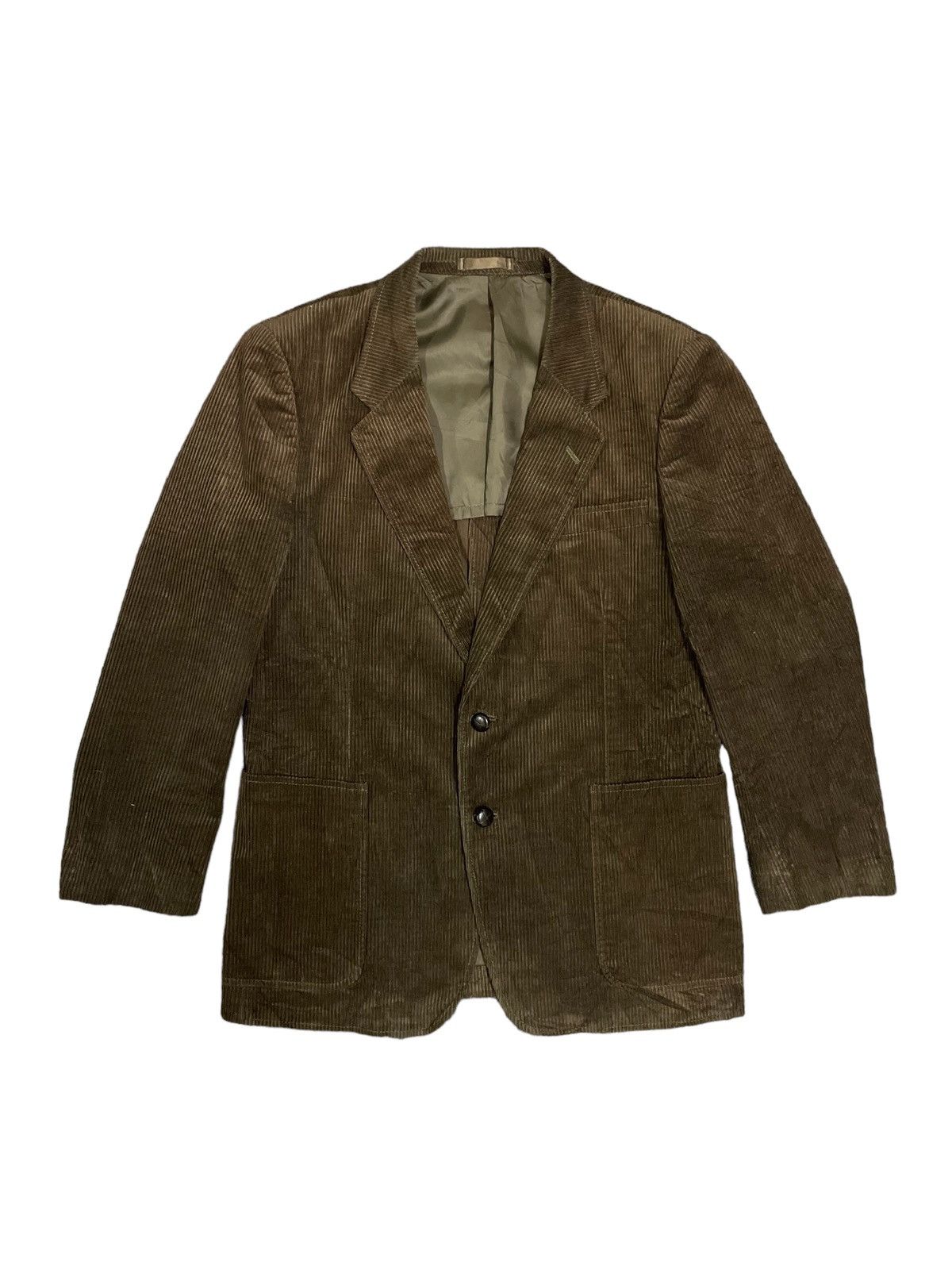 Japanese Brand Japanese Corduroy Streetstyle Double Breast Jacket Size US M / EU 48-50 / 2 - 1 Thumbnail