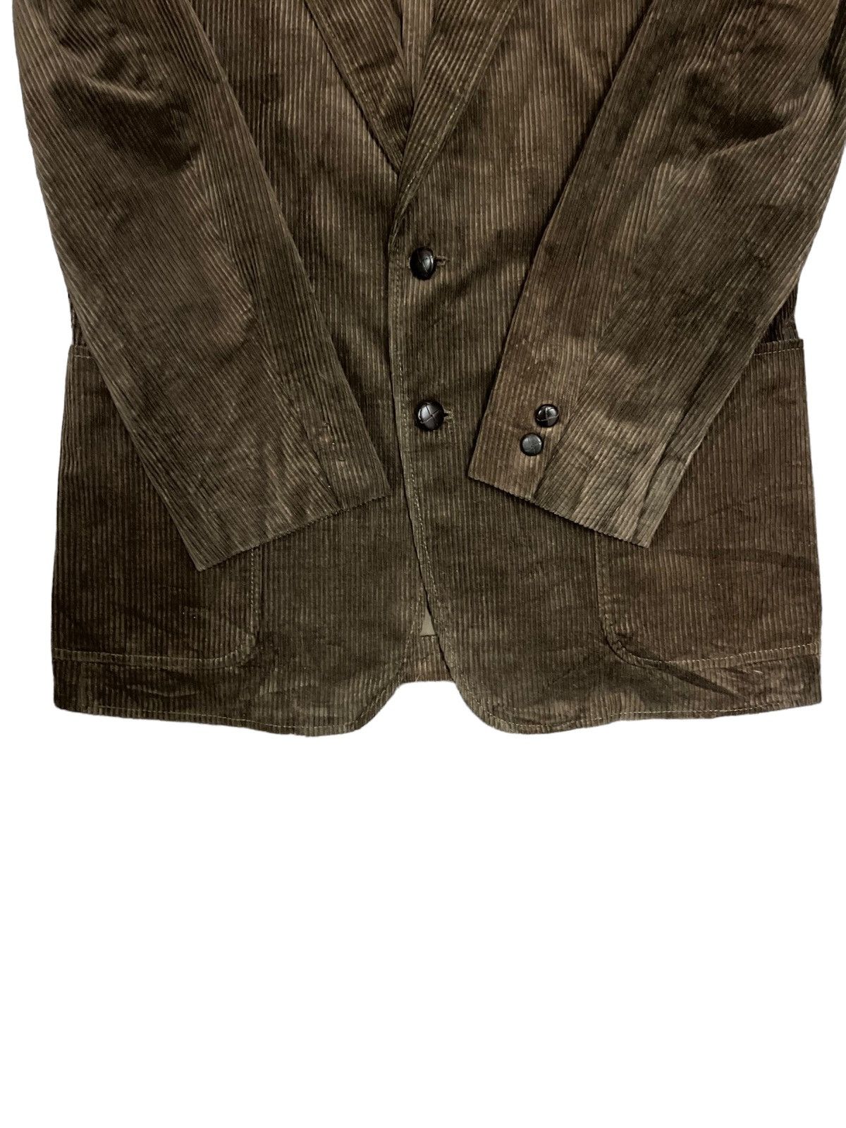 Japanese Brand Japanese Corduroy Streetstyle Double Breast Jacket Size US M / EU 48-50 / 2 - 6 Thumbnail