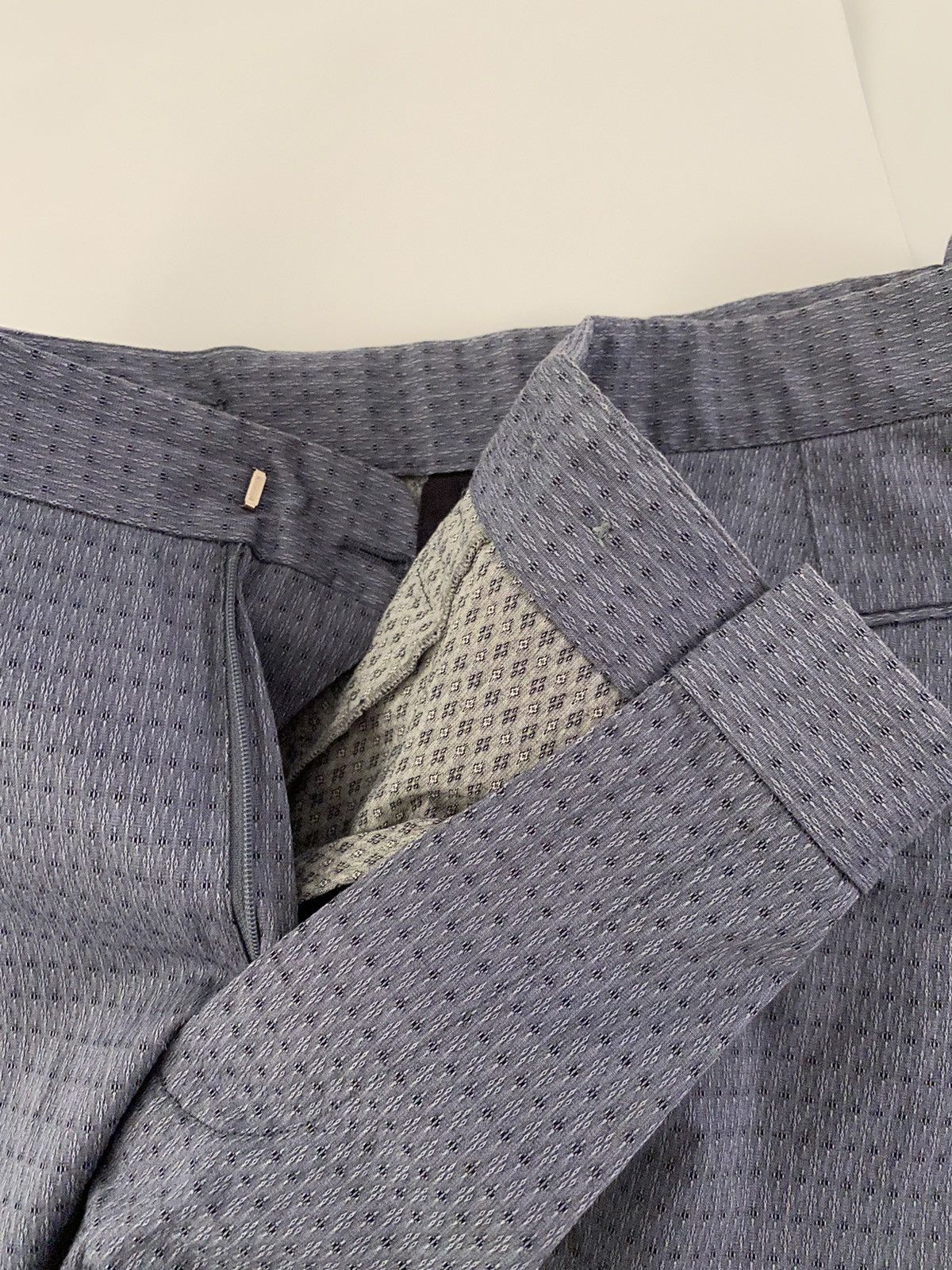 Marc Jacobs Marc Jacobs COLLECTION blue textured pants NWT Size US 36 / EU 52 - 3 Thumbnail