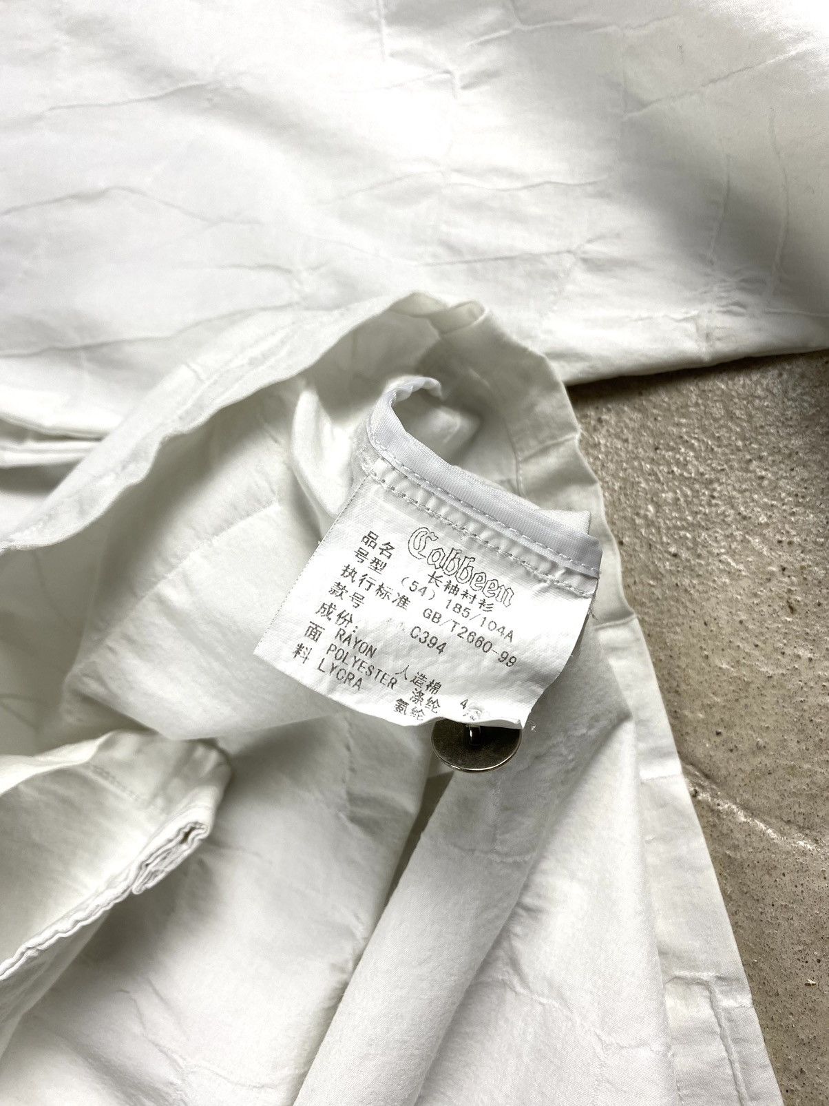 Japanese Brand Vintage Cabbeen Japan Brand Shirt Up Crumpled Style Size US L / EU 52-54 / 3 - 19 Thumbnail