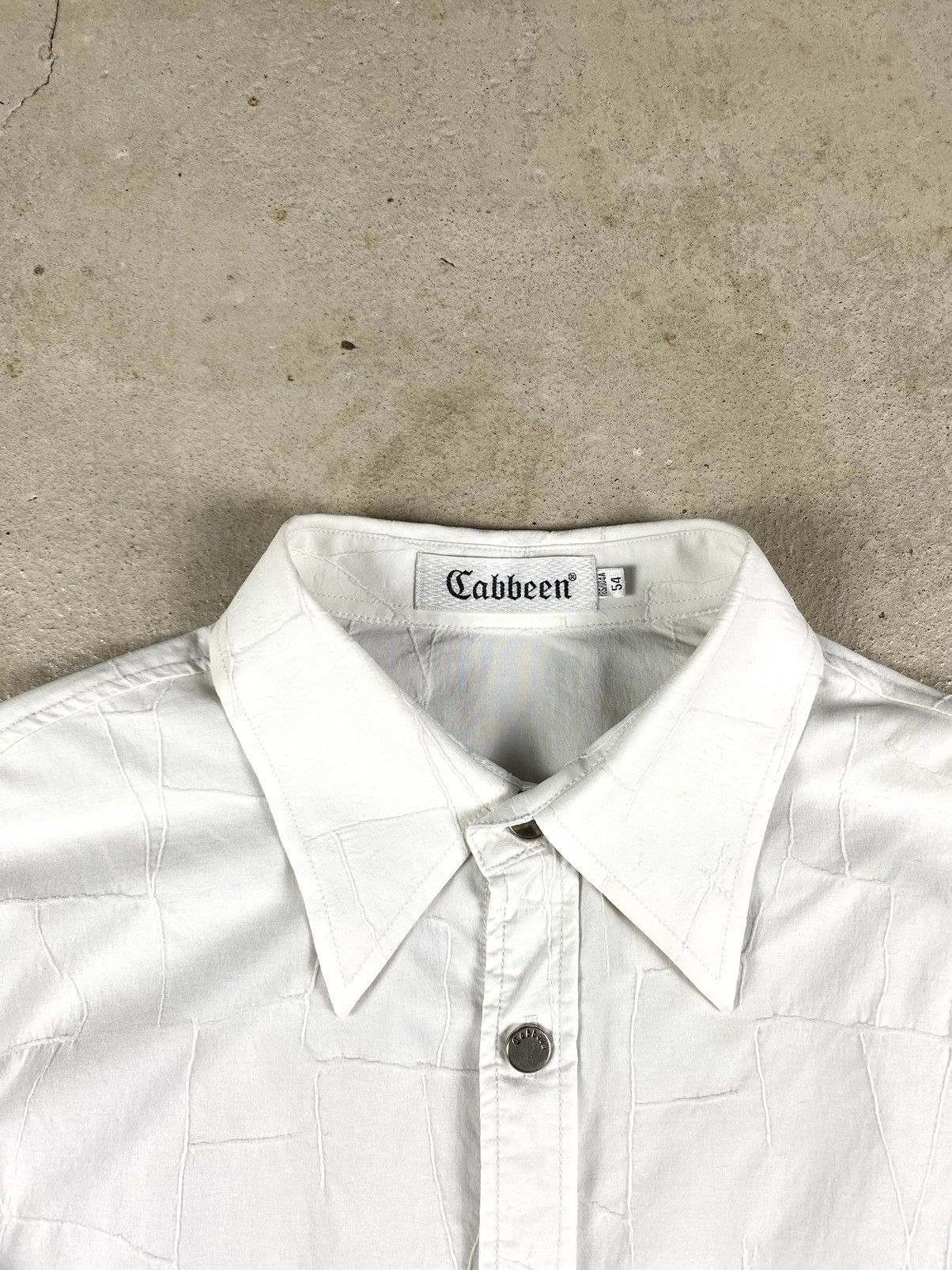 Japanese Brand Vintage Cabbeen Japan Brand Shirt Up Crumpled Style Size US L / EU 52-54 / 3 - 14 Thumbnail