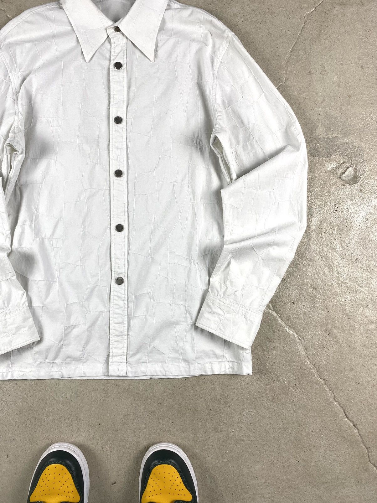 Japanese Brand Vintage Cabbeen Japan Brand Shirt Up Crumpled Style Size US L / EU 52-54 / 3 - 4 Thumbnail