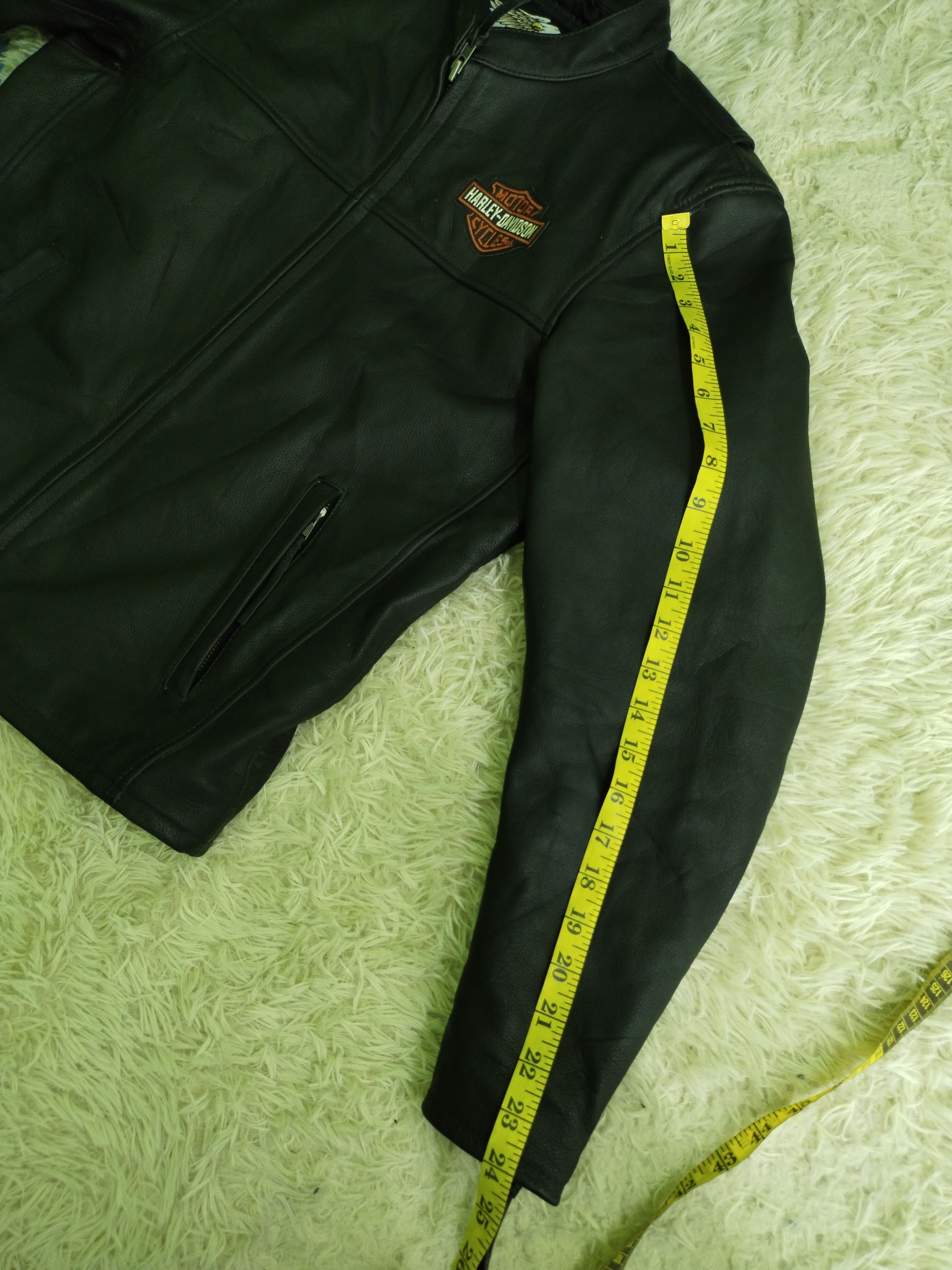 Harley Davidson VINTAGE HD-378 SMALL LOGO LEATHER JACKET Size US M / EU 48-50 / 2 - 22 Thumbnail