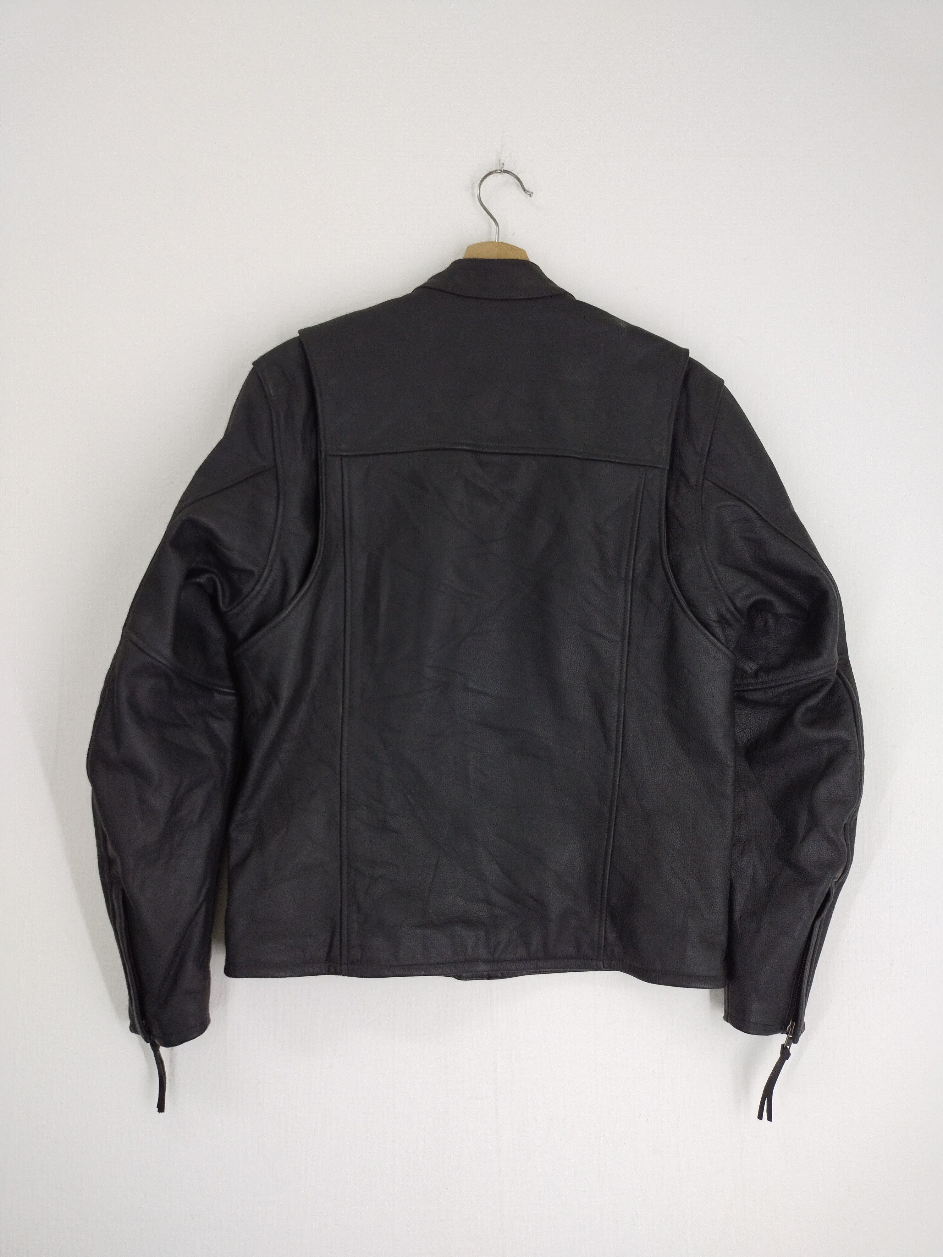 Harley Davidson VINTAGE HD-378 SMALL LOGO LEATHER JACKET Size US M / EU 48-50 / 2 - 9 Thumbnail