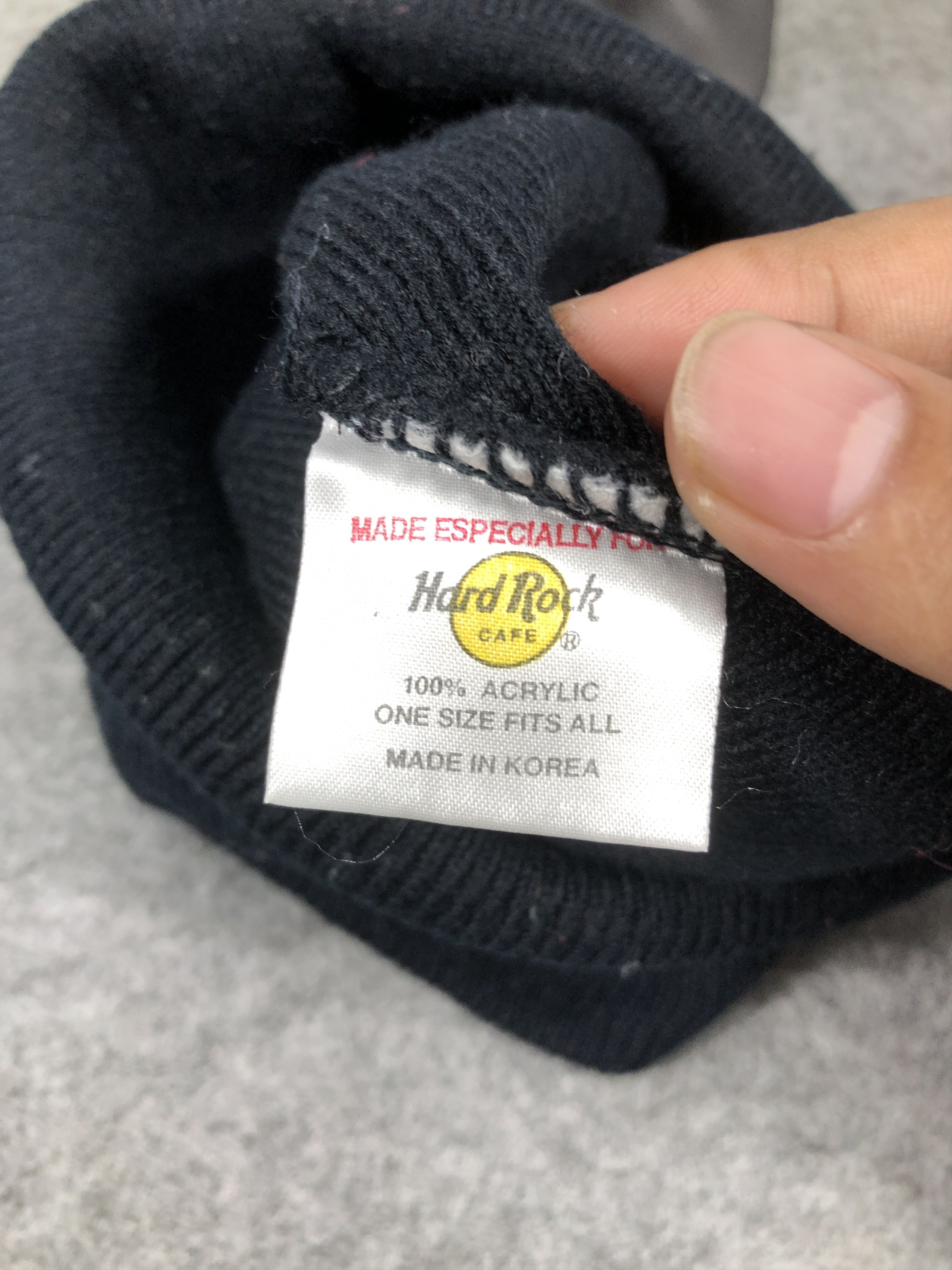 Hard Rock Cafe Vintage Hard Rock Cafe Washington Beanie/Snow Hat/Snow Cap Size ONE SIZE - 6 Thumbnail