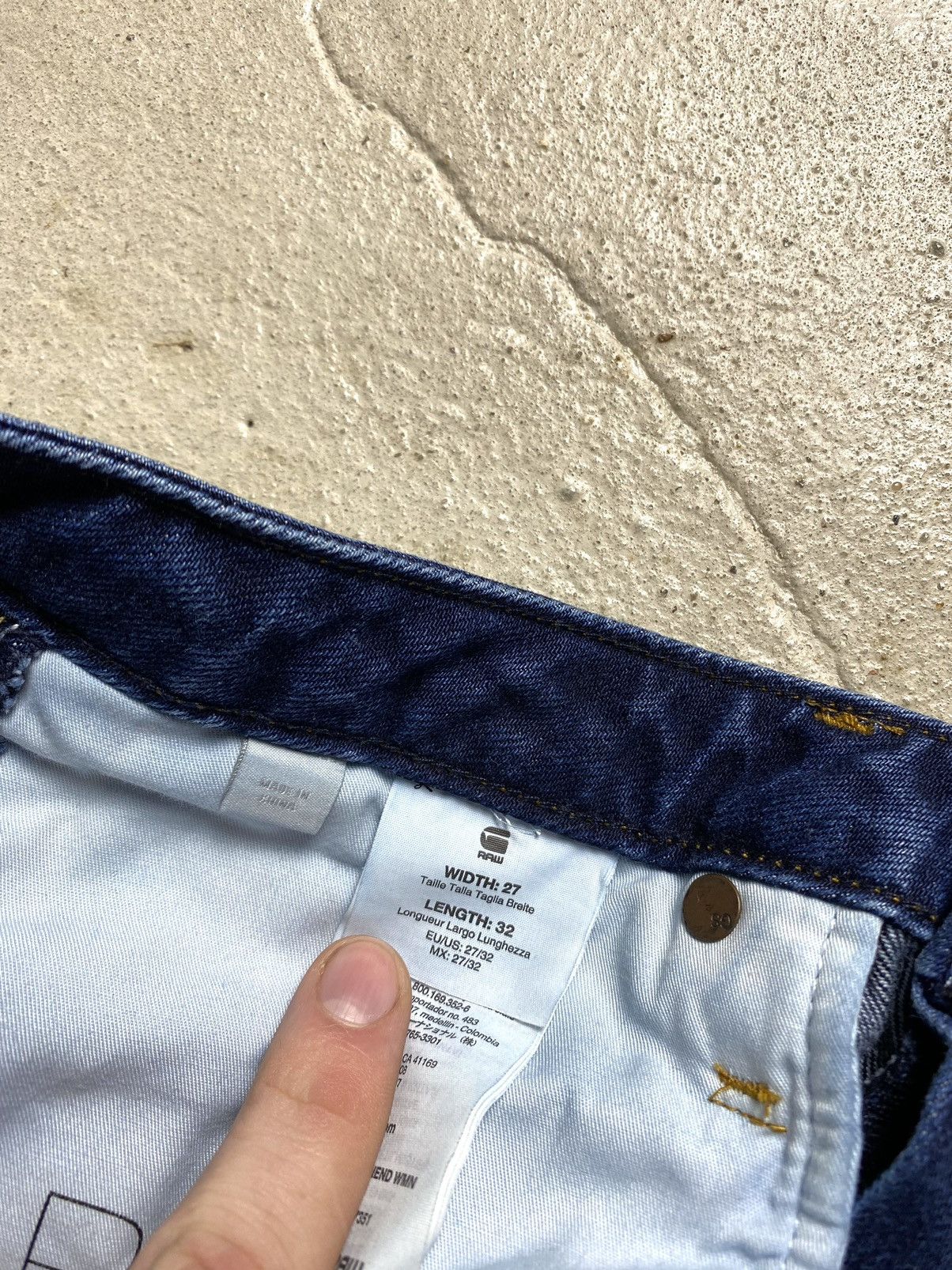 G-Star Distressed G Star Raw 3d Denim Pants Patchwork Size US 30 / EU 46 - 19 Thumbnail