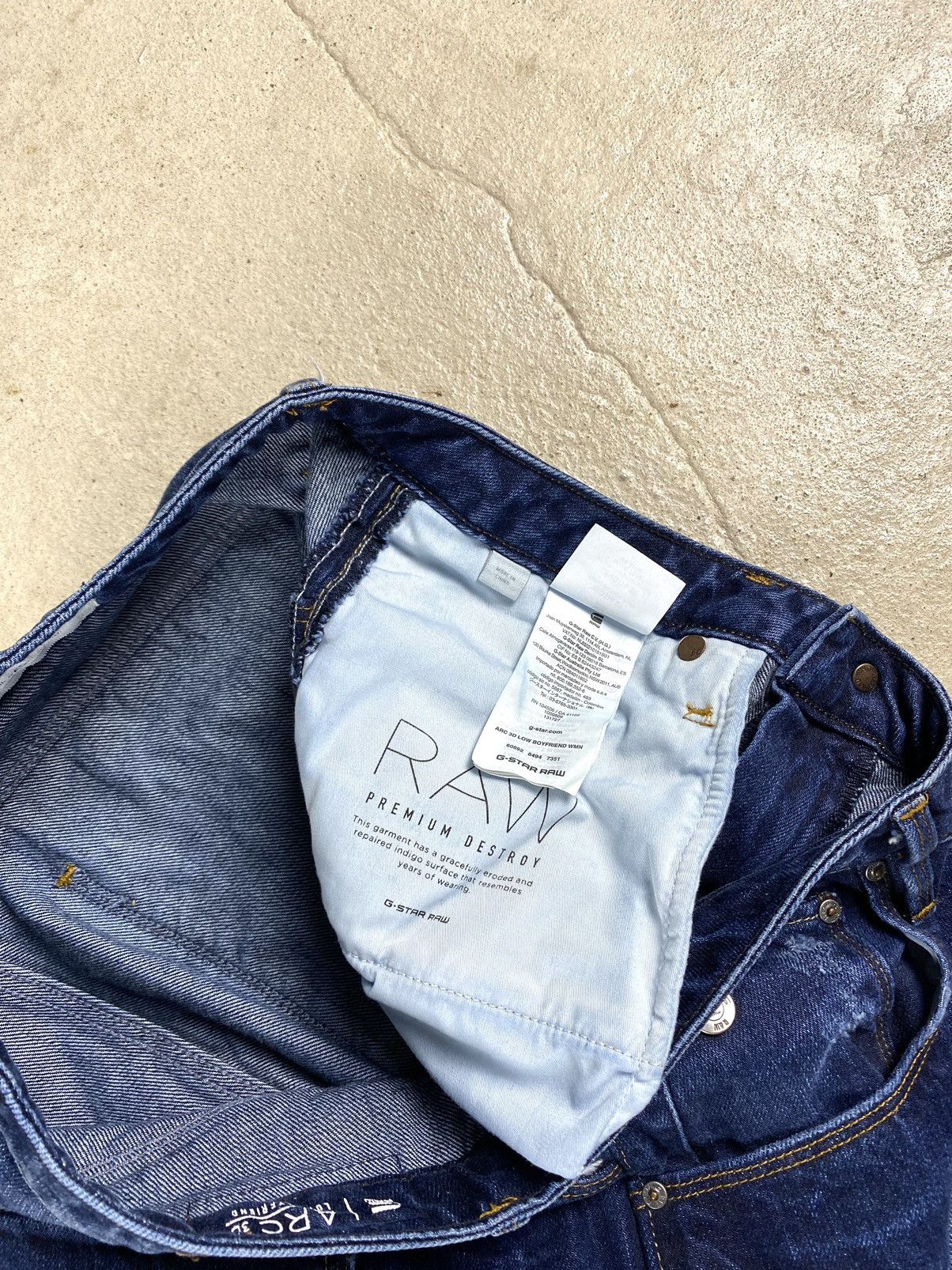 G-Star Distressed G Star Raw 3d Denim Pants Patchwork Size US 30 / EU 46 - 18 Thumbnail