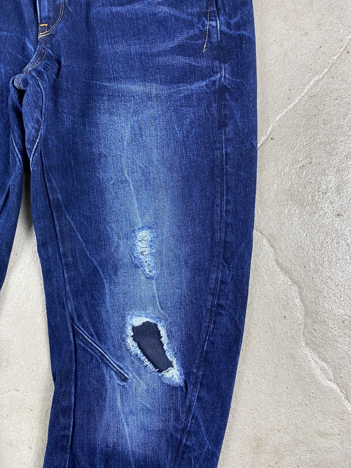 G-Star Distressed G Star Raw 3d Denim Pants Patchwork Size US 30 / EU 46 - 9 Thumbnail