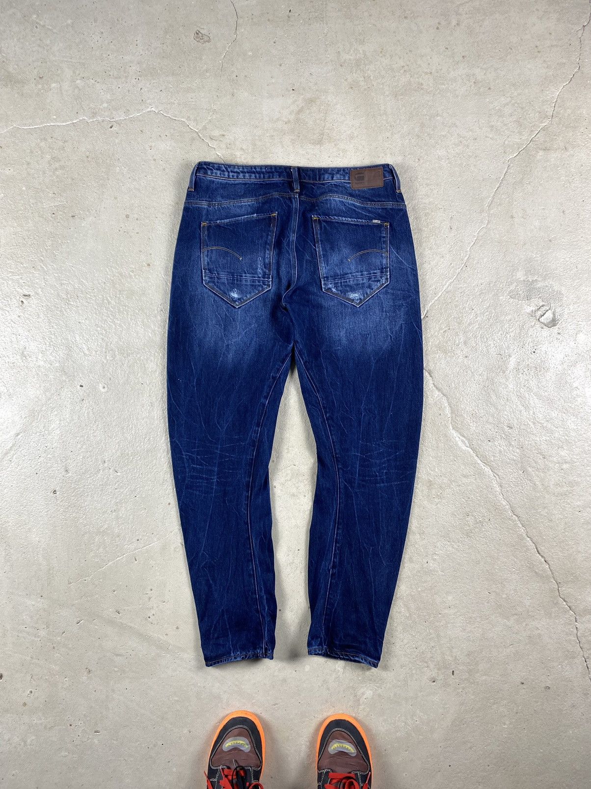G-Star Distressed G Star Raw 3d Denim Pants Patchwork Size US 30 / EU 46 - 2 Thumbnail
