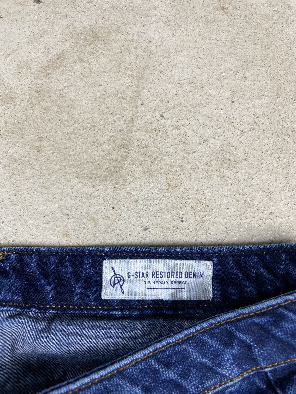 G-Star Distressed G Star Raw 3d Denim Pants Patchwork Size US 30 / EU 46 - 17 Thumbnail