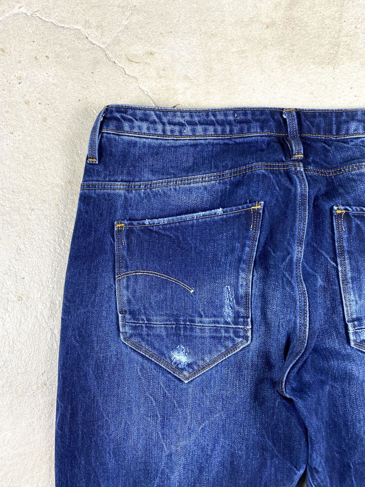 G-Star Distressed G Star Raw 3d Denim Pants Patchwork Size US 30 / EU 46 - 21 Thumbnail