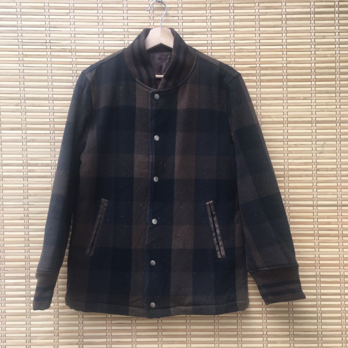 Japanese Brand Japanese Wool Sherpa Varsity Size US M / EU 48-50 / 2 - 2 Thumbnail
