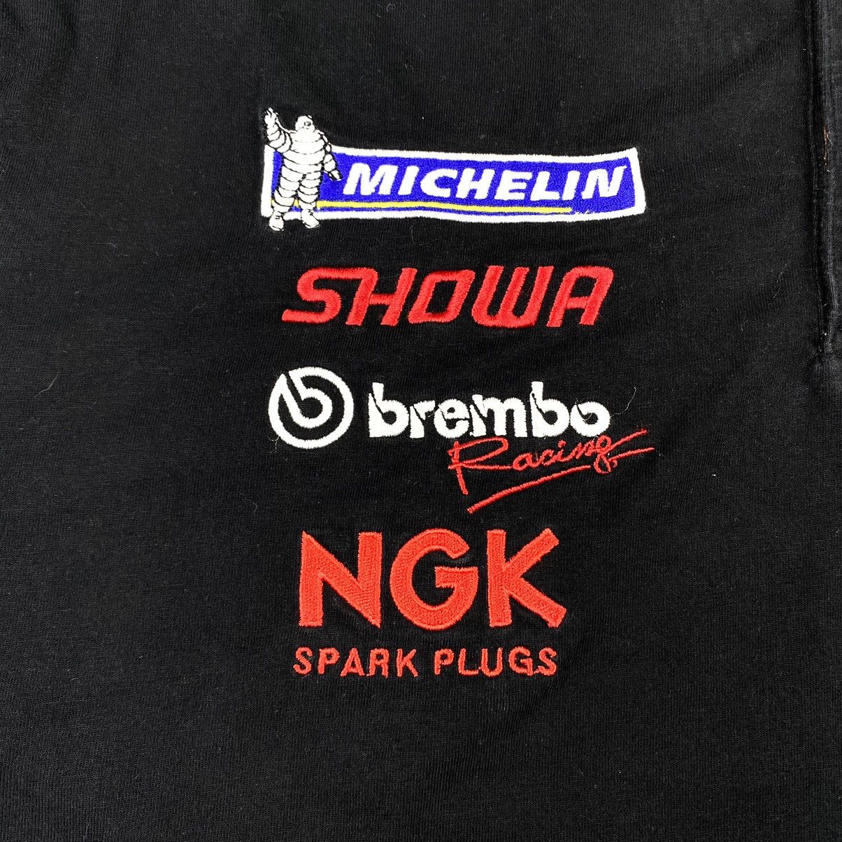 Honda Rare! Vintage Honda Racing Polo T Shirt Michelin Brembo Size US XXL / EU 58 / 5 - 4 Thumbnail