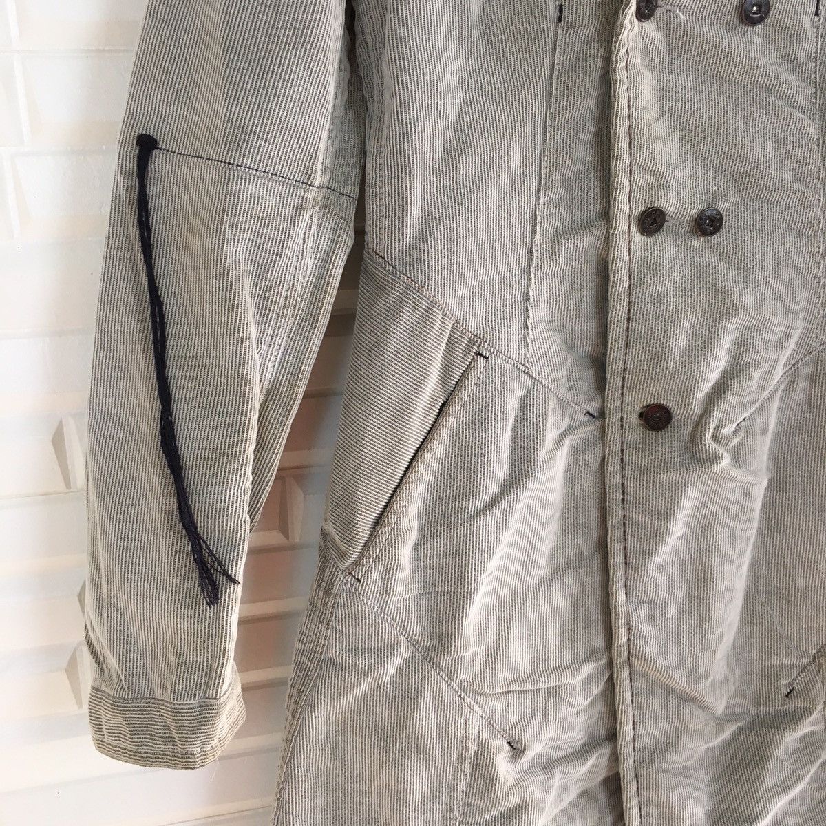 Marithe + Francois Girbaud Marithe Francois Girboud Bondage Stripes Parka Size US XS / EU 42 / 0 - 4 Thumbnail