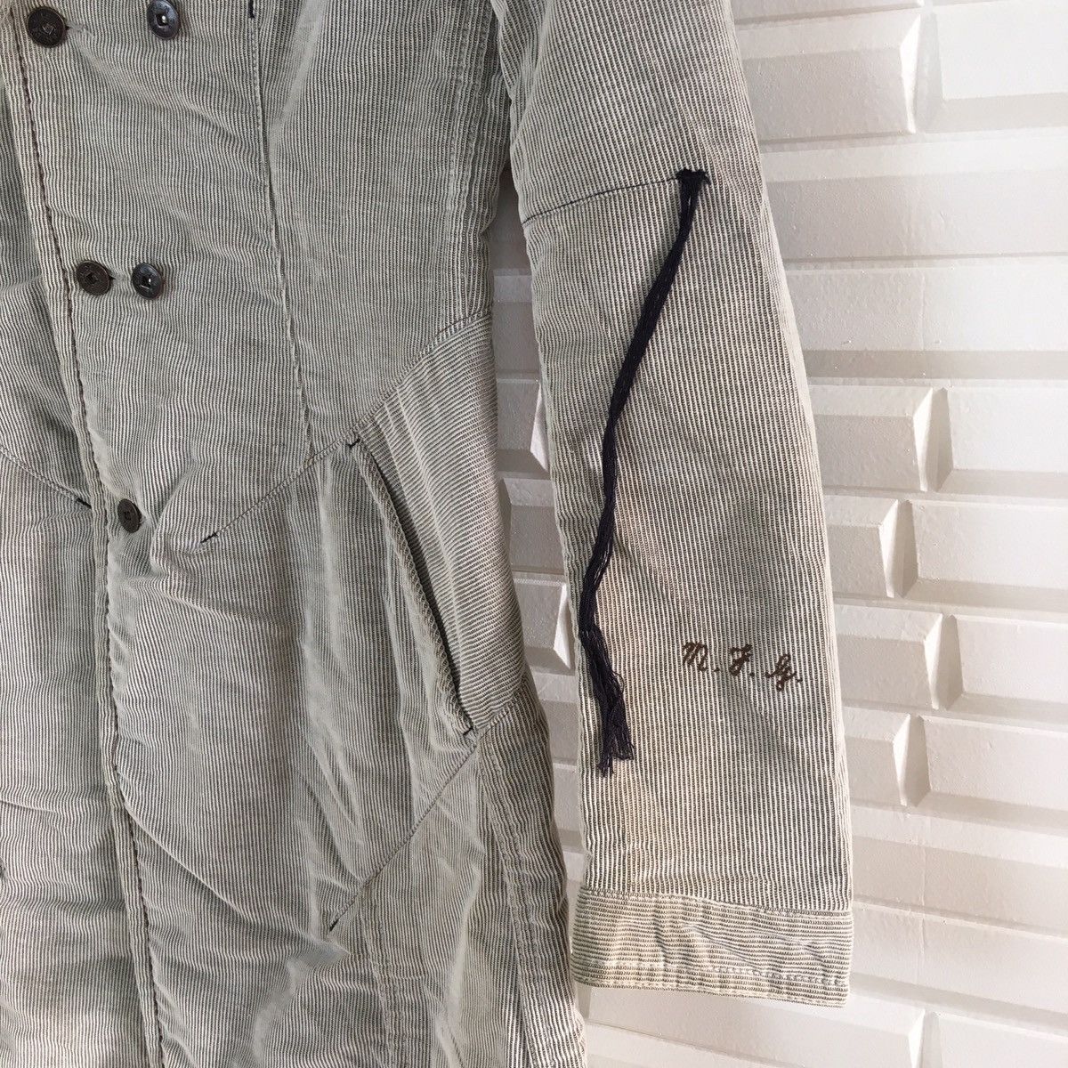 Marithe + Francois Girbaud Marithe Francois Girboud Bondage Stripes Parka Size US XS / EU 42 / 0 - 5 Thumbnail