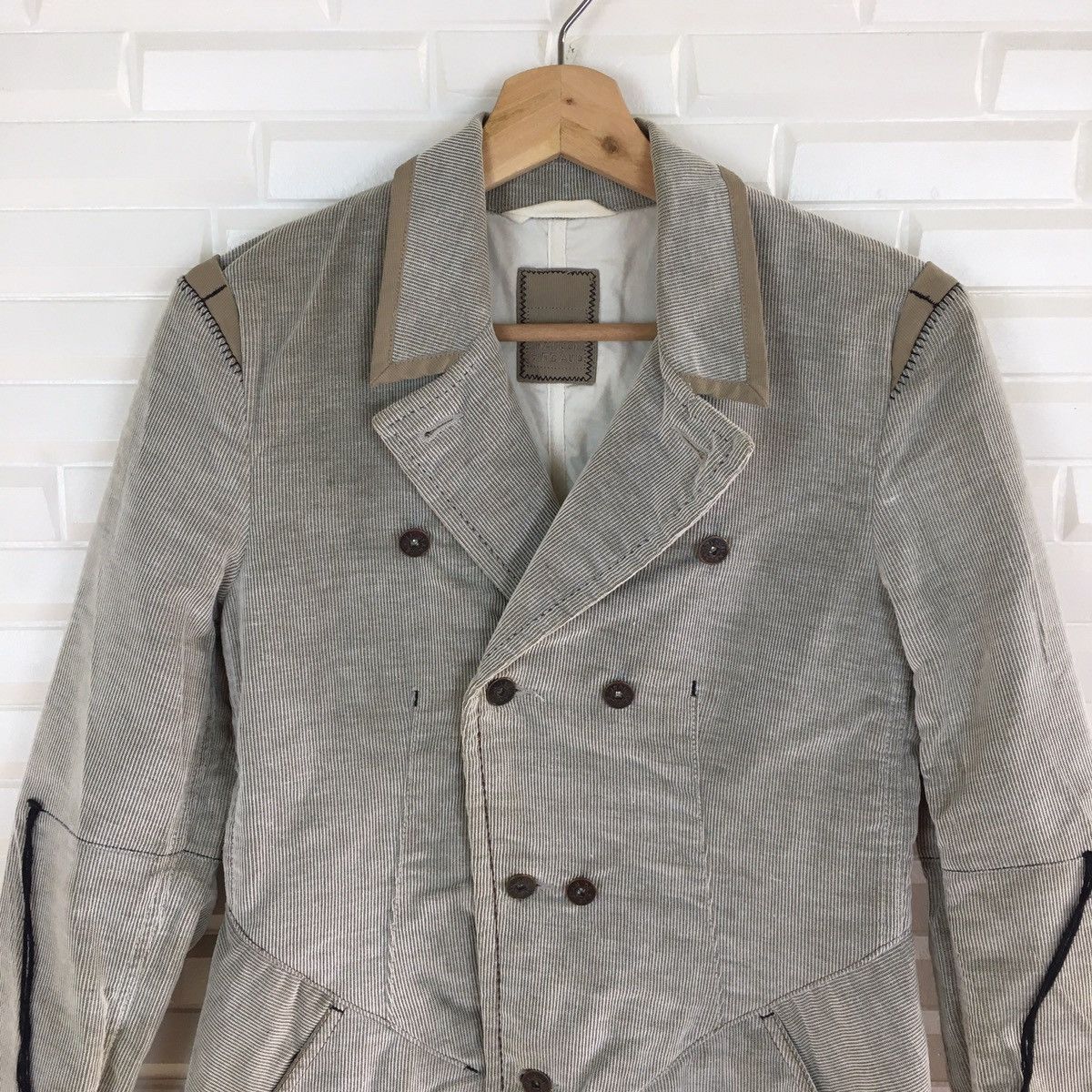 Marithe + Francois Girbaud Marithe Francois Girboud Bondage Stripes Parka Size US XS / EU 42 / 0 - 6 Thumbnail