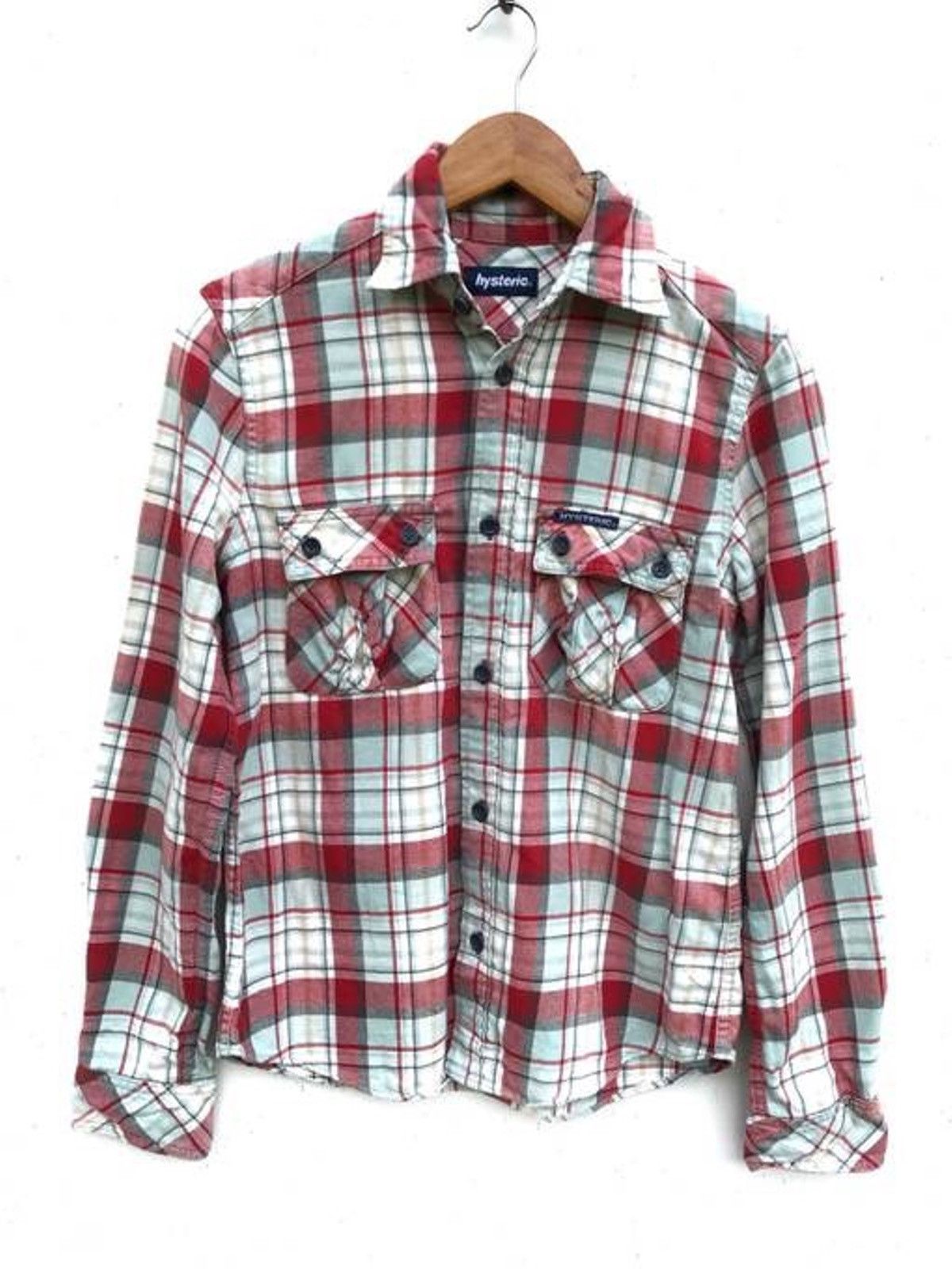 Hysteric Glamour Hysteric Glamour Flannel Shirt Button Hysteric Glamour Shirt Size US XS / EU 42 / 0 - 1 Thumbnail