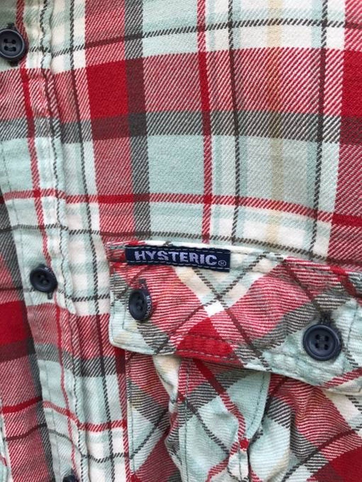 Hysteric Glamour Hysteric Glamour Flannel Shirt Button Hysteric Glamour Shirt Size US XS / EU 42 / 0 - 3 Thumbnail