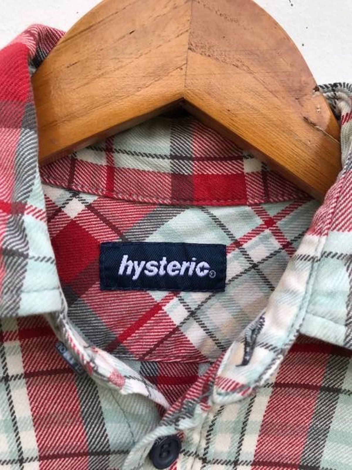 Hysteric Glamour Hysteric Glamour Flannel Shirt Button Hysteric Glamour Shirt Size US XS / EU 42 / 0 - 2 Thumbnail