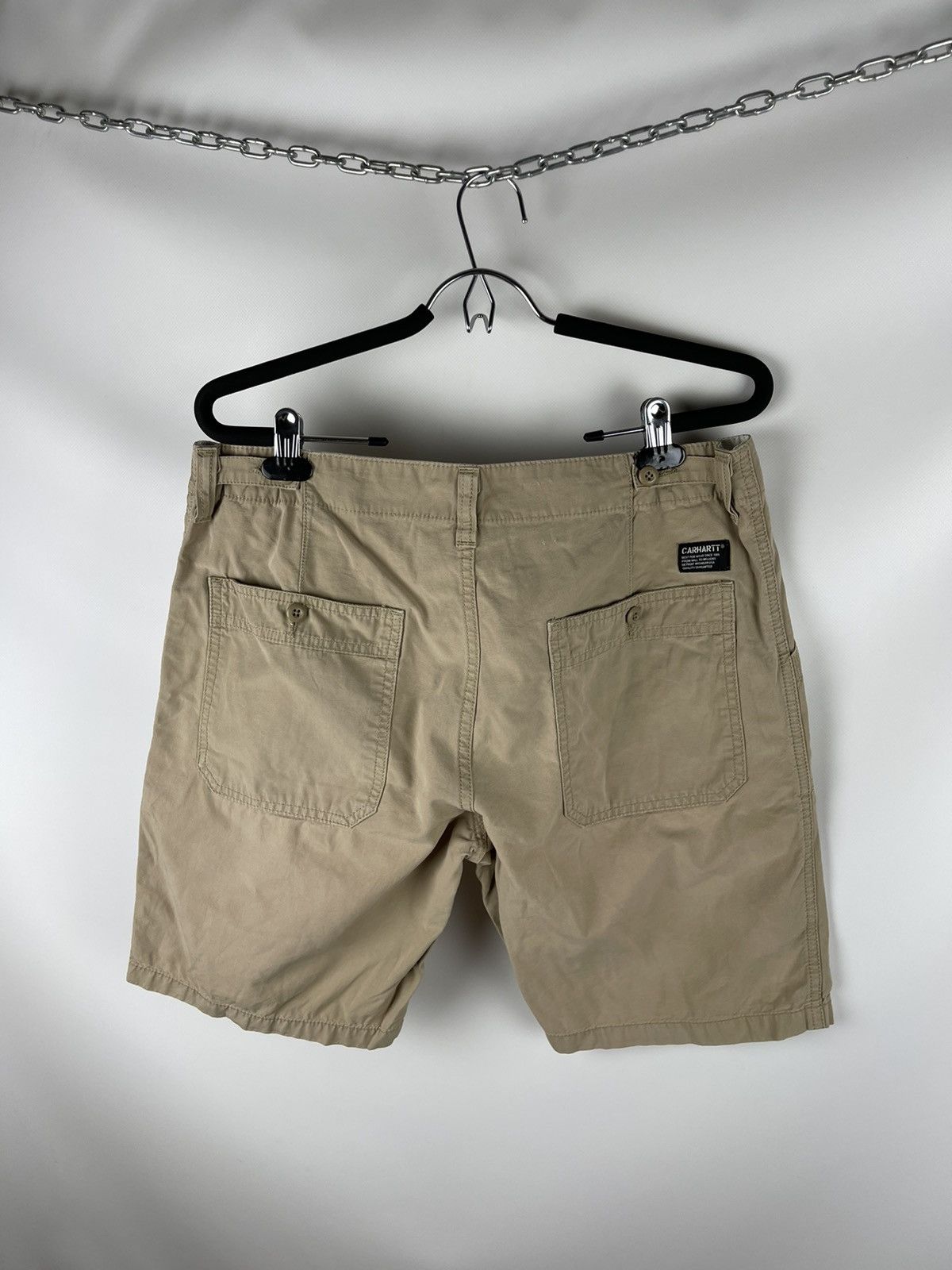 Carhartt Carhartt vintage Haul Bermuda beige shorts Size US 34 / EU 50 - 2 Thumbnail