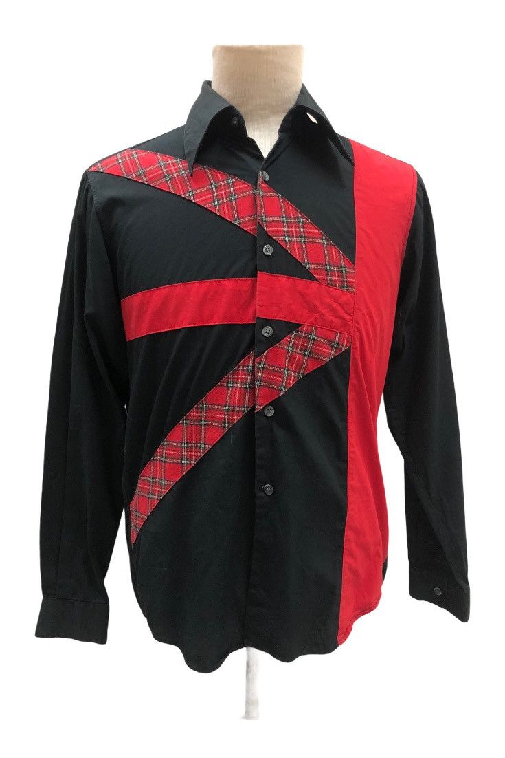 Japanese Brand Japanese Brand Longsleeve Shirt Tartan Design Size US M / EU 48-50 / 2 - 1 Thumbnail