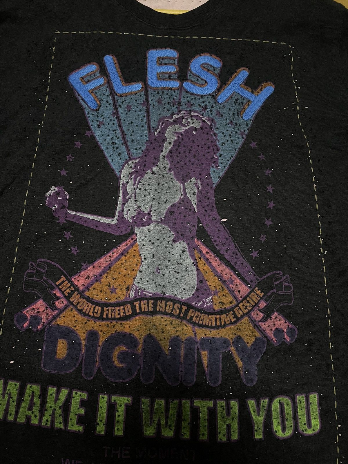 Hysteric Glamour × Japanese Brand RARE Thomas Hysteric glamour Inspired Sahsiko Naked Girl tee Size US L / EU 52-54 / 3 - 3 Thumbnail