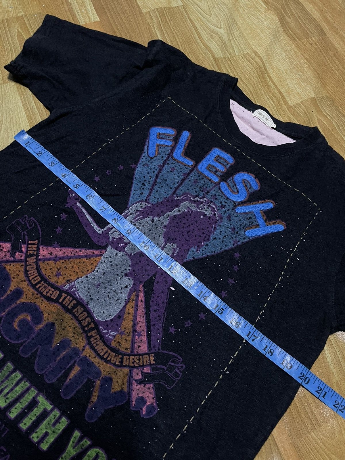 Hysteric Glamour × Japanese Brand RARE Thomas Hysteric glamour Inspired Sahsiko Naked Girl tee Size US L / EU 52-54 / 3 - 12 Thumbnail