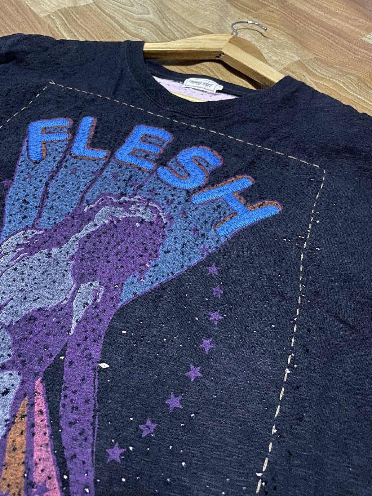 Hysteric Glamour × Japanese Brand RARE Thomas Hysteric glamour Inspired Sahsiko Naked Girl tee Size US L / EU 52-54 / 3 - 6 Thumbnail