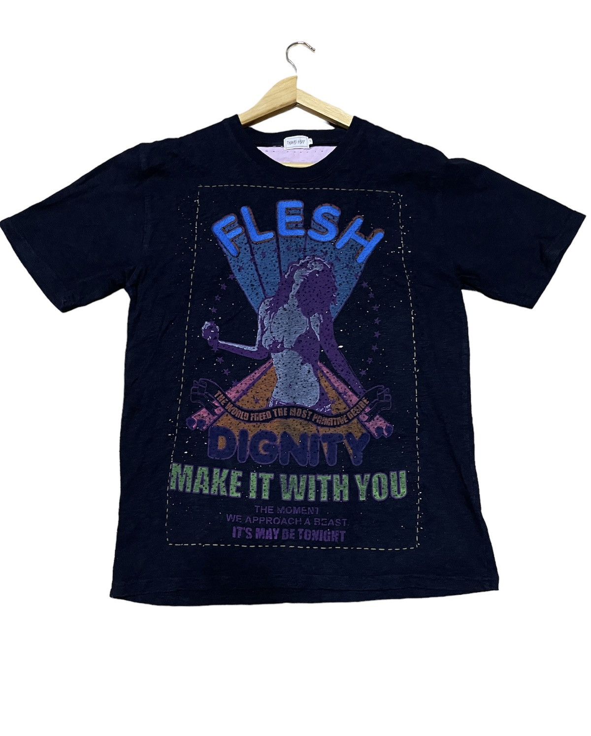 Hysteric Glamour × Japanese Brand RARE Thomas Hysteric glamour Inspired Sahsiko Naked Girl tee Size US L / EU 52-54 / 3 - 1 Thumbnail