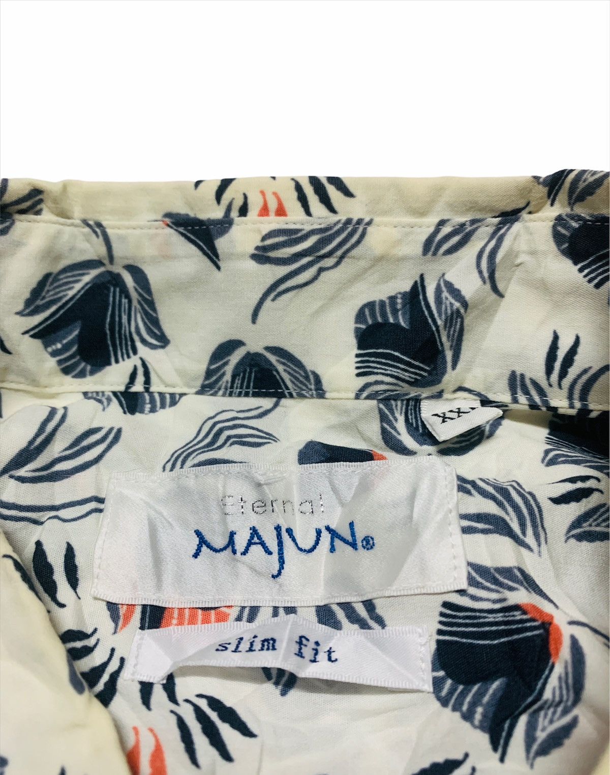 Eternal × Japanese Brand VINTAGE ETERNAL JAPAN FLOWER SLIM FIT HAWAIIAN SHIRT Size US XXL / EU 58 / 5 - 6 Thumbnail
