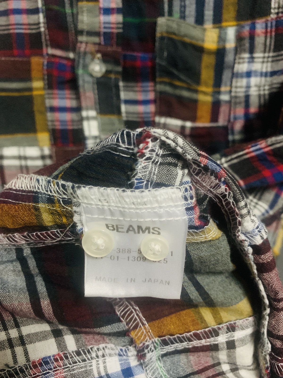 Beams Plus × Japanese Brand BEAMS JAPAN PATCHWORK FLANNEL Size US M / EU 48-50 / 2 - 6 Thumbnail