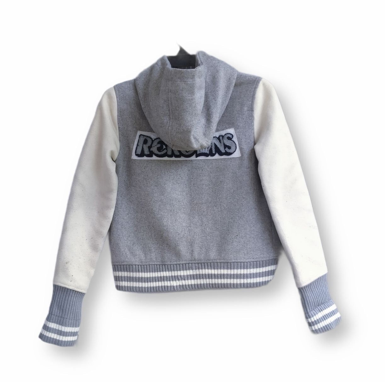 JAPAN’S RODEO CROWNS HOODED WOOL VARSITY