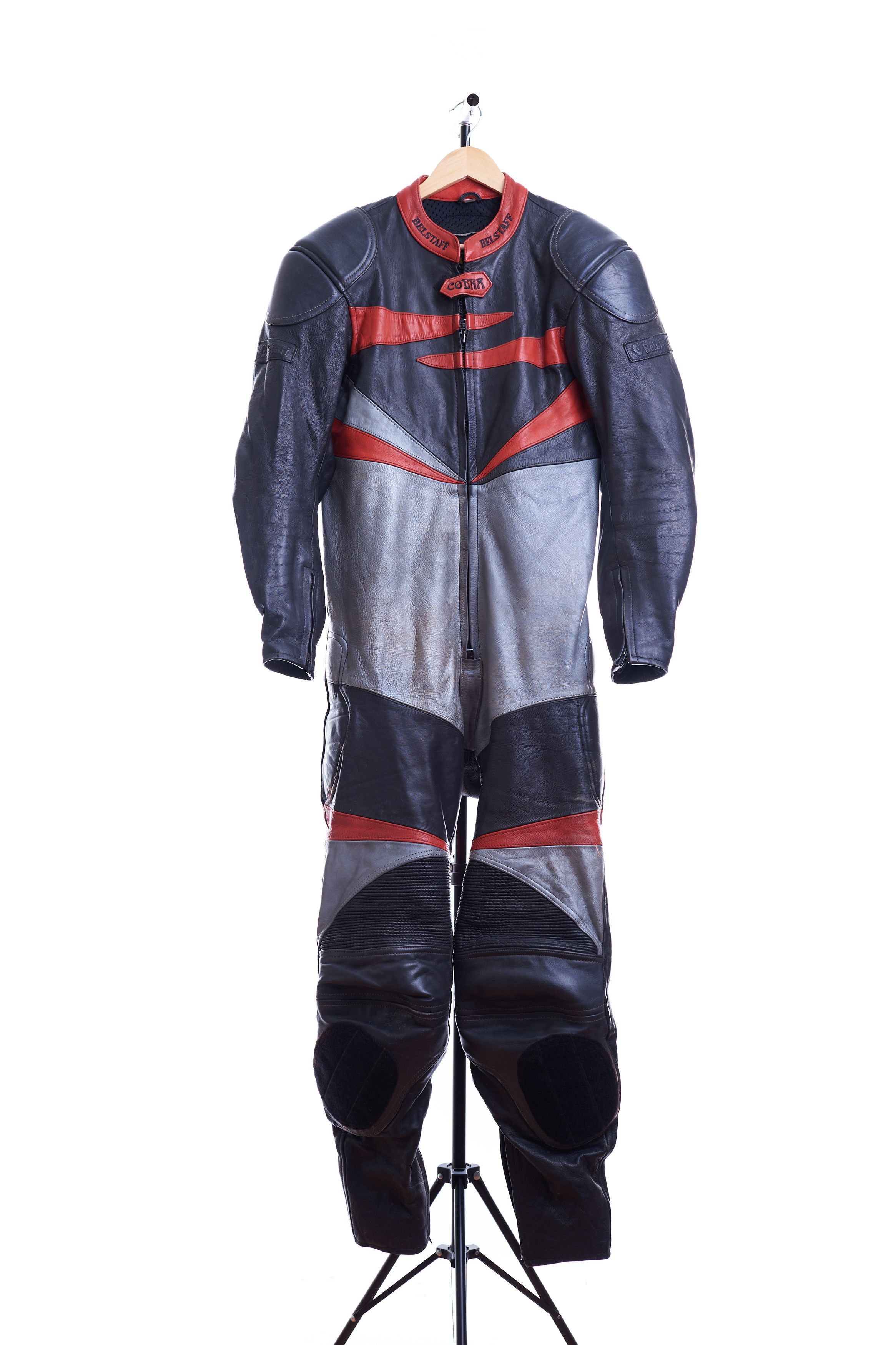 BELSTAFF Biker Motorcycle Leather Suit Sz 44 сладка конфета