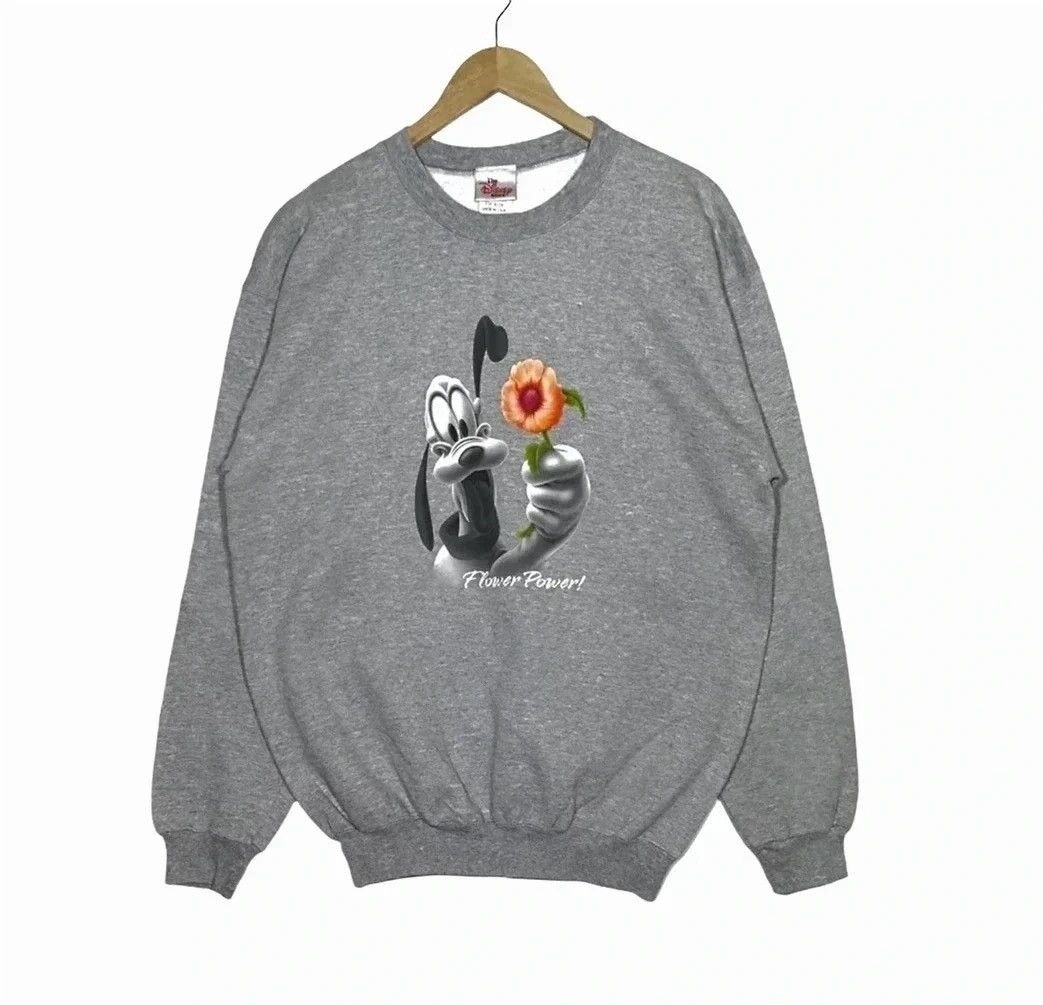 Disney × Vintage Vintage Pluto Goofy Mickey Mouse Sweatshirt Size US M / EU 48-50 / 2 - 1 Thumbnail