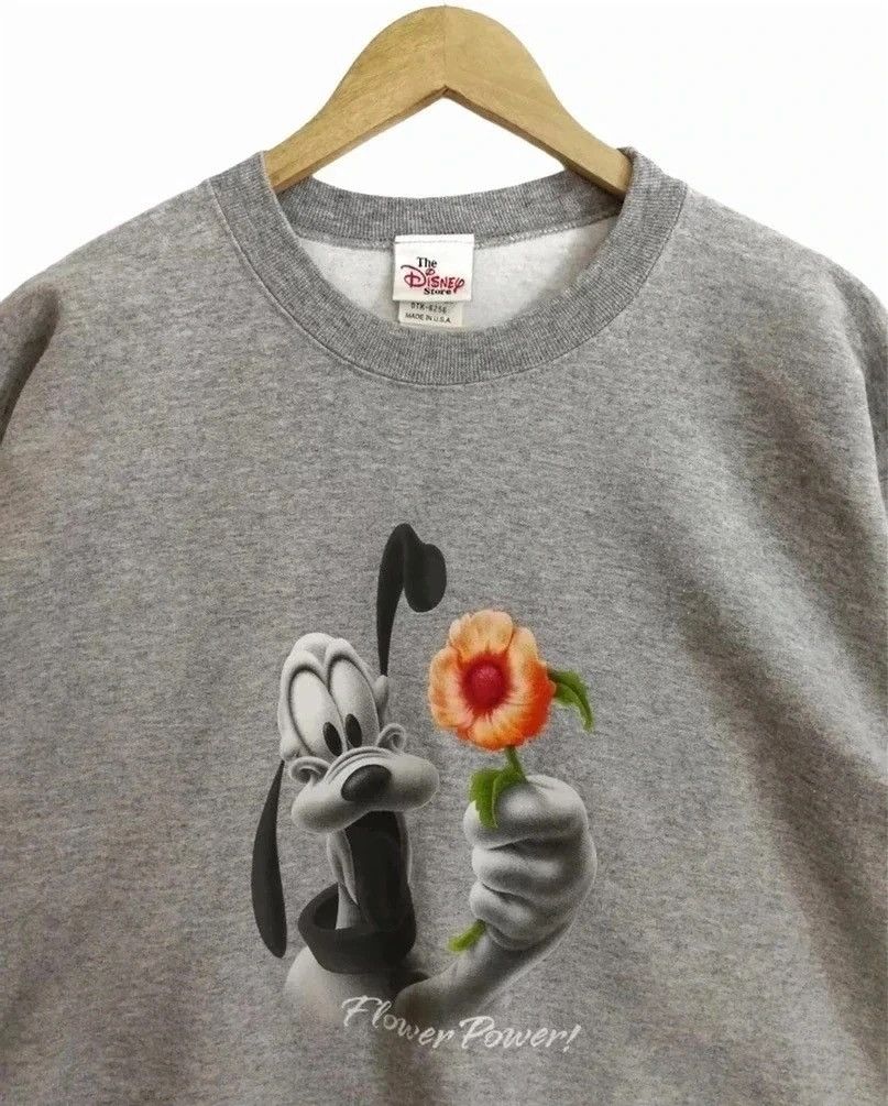 Disney × Vintage Vintage Pluto Goofy Mickey Mouse Sweatshirt Size US M / EU 48-50 / 2 - 3 Thumbnail