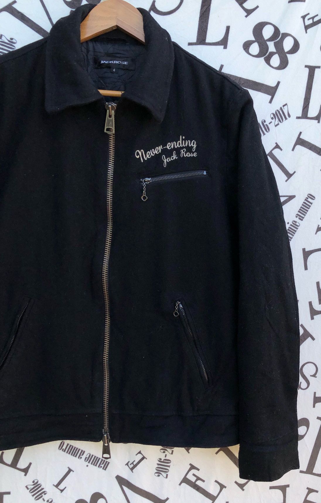 Affliction × JACKROSE × Seditionaries 🔥Vintage Jack Rose Wool Punk Jacket Size US S / EU 44-46 / 1 - 5 Thumbnail